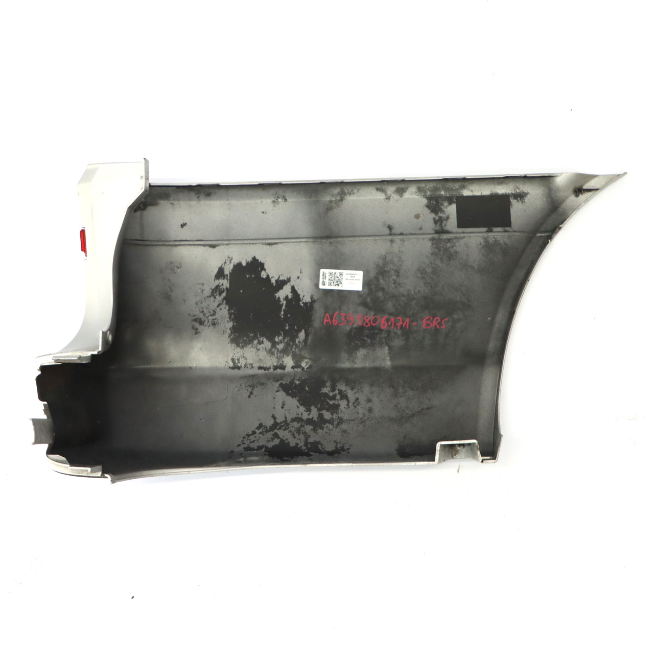 Mercedes Vito W639 Rear Bumper Left N/S Side Corner Cover Brilliant Silver 9744