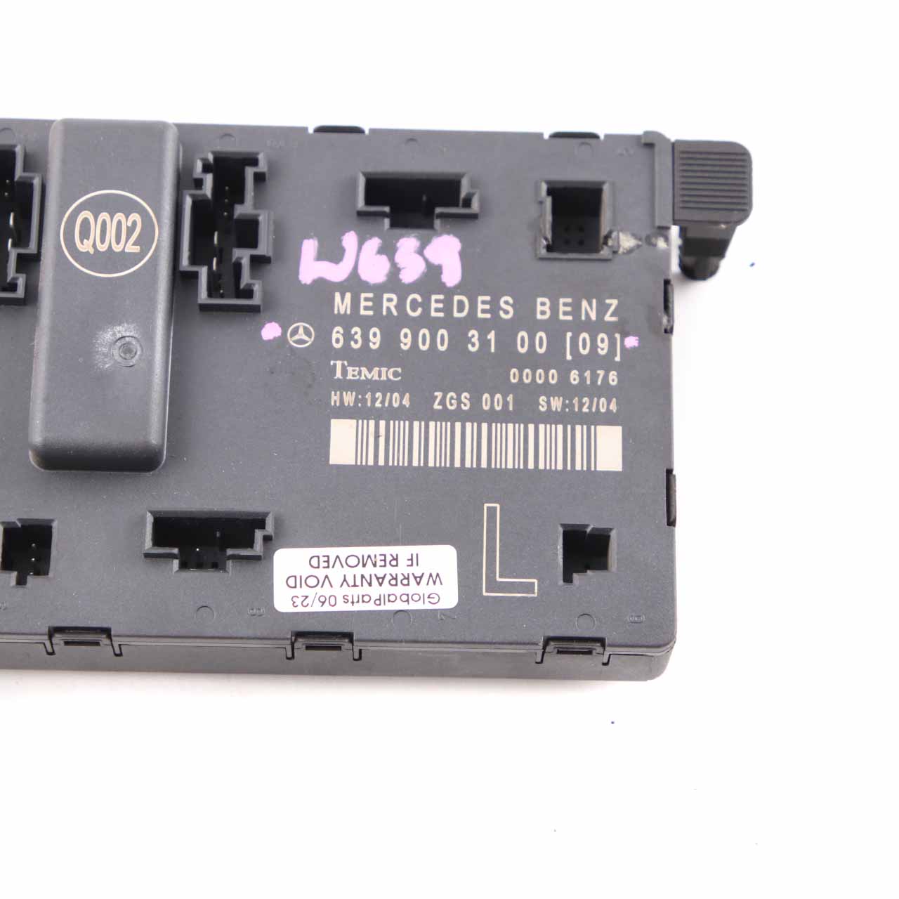 Mercedes Vito W639 Door Module Front Left N/S Control Unit ECU A6399003100