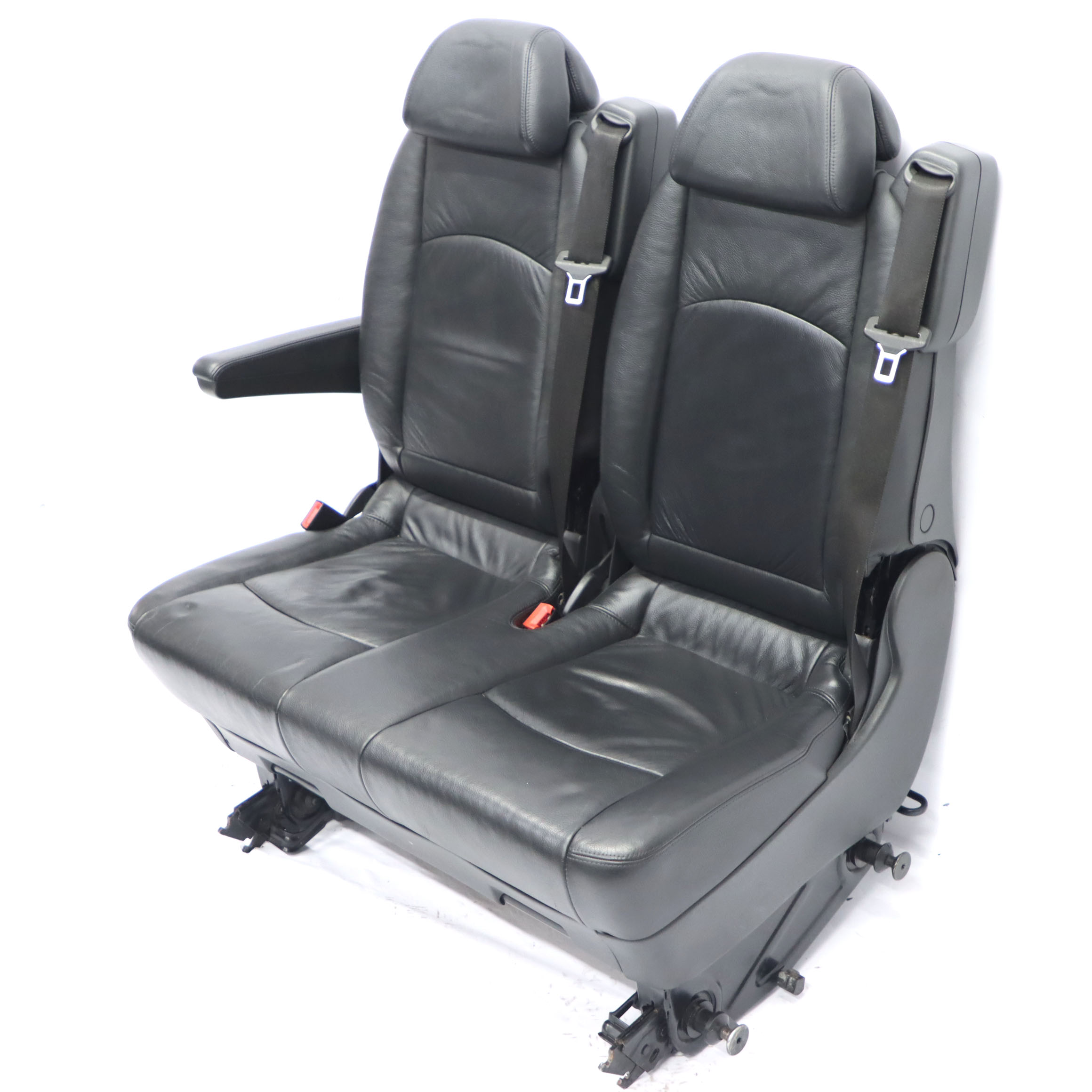 Mercedes W639 Rear Seats Three Seater Seat Bench Right Part O/S Leather Luxury