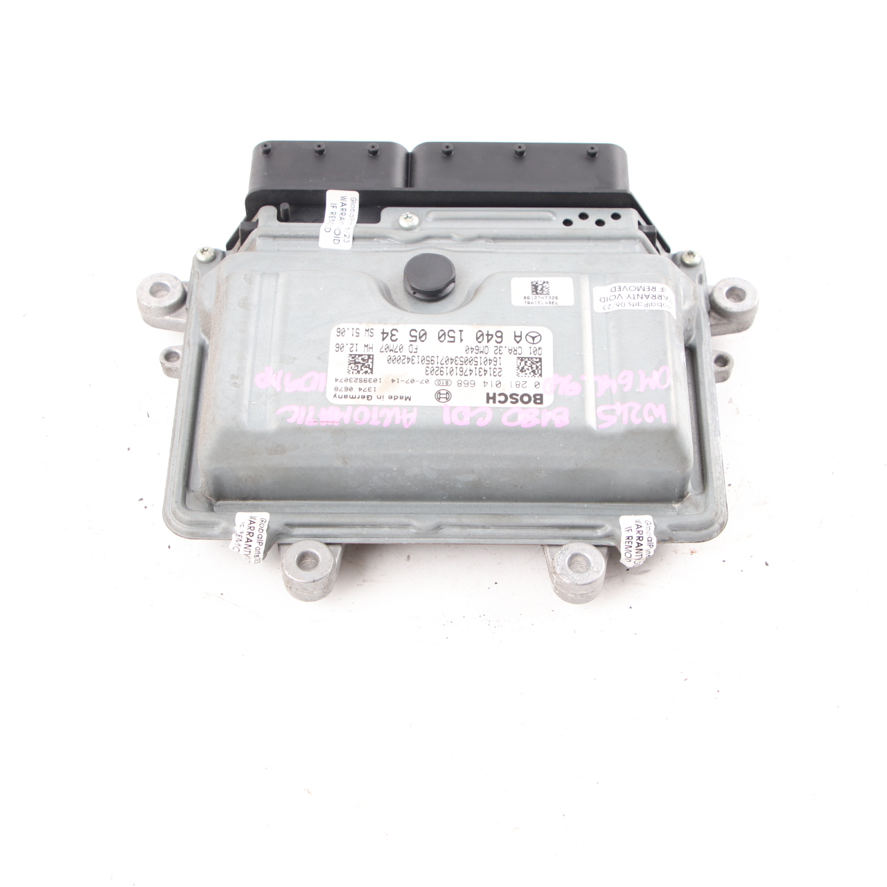 Mercedes W245 B 180 CDI OM640.940 109HP Engine Control Unit ECU A6401500534