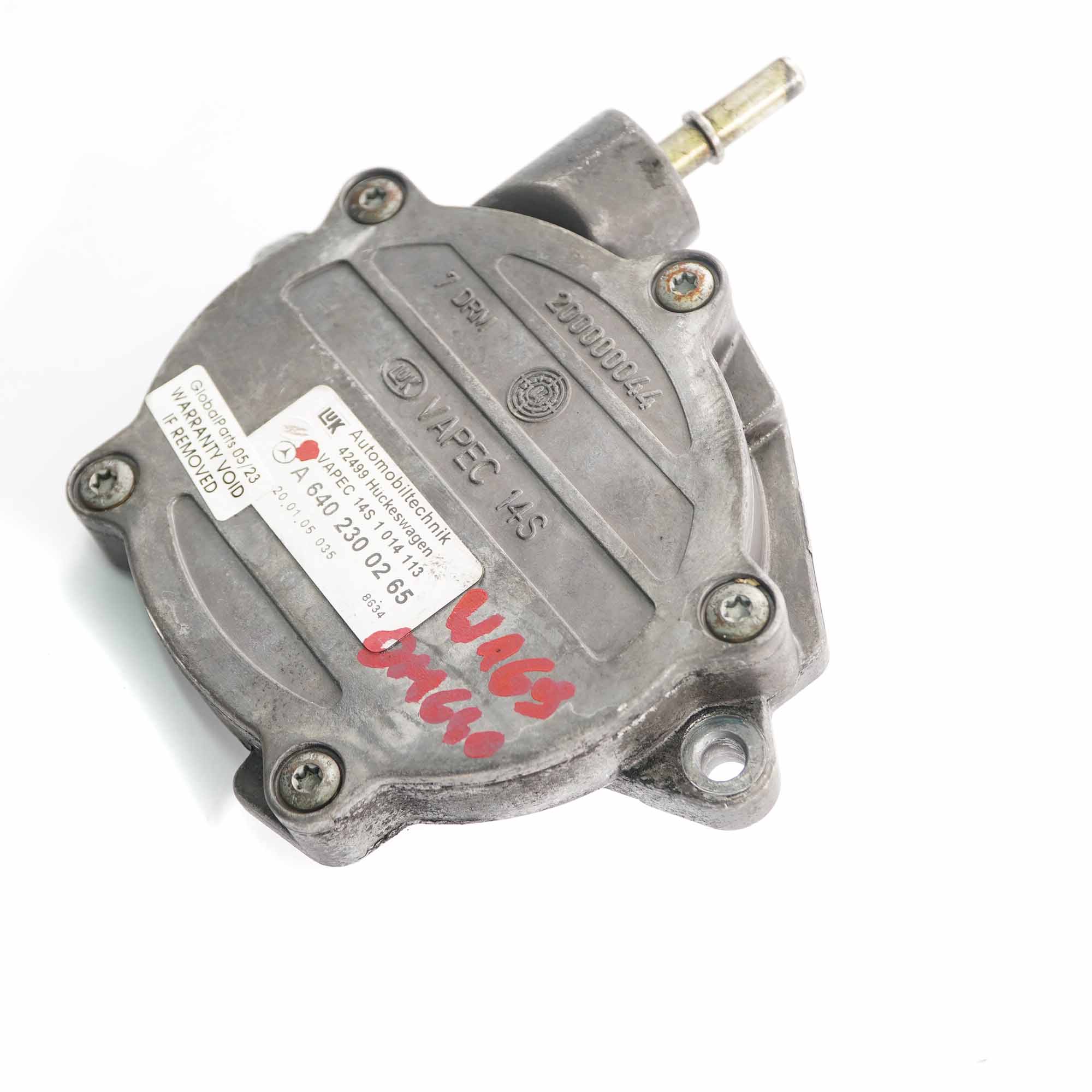 Mercedes W169 W245 OM640 Diesel Brake Vacuum Pump A6402300265