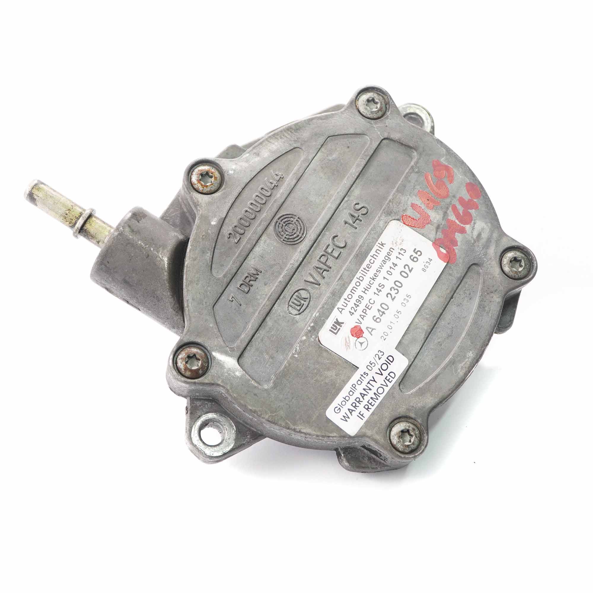 Mercedes W169 W245 OM640 Diesel Brake Vacuum Pump A6402300265