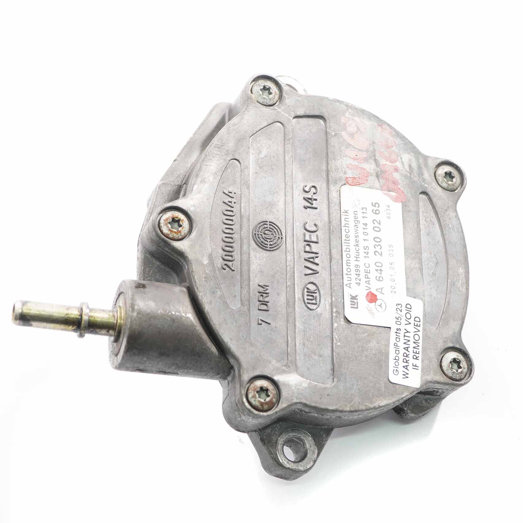 Mercedes W169 W245 OM640 Diesel Brake Vacuum Pump A6402300265