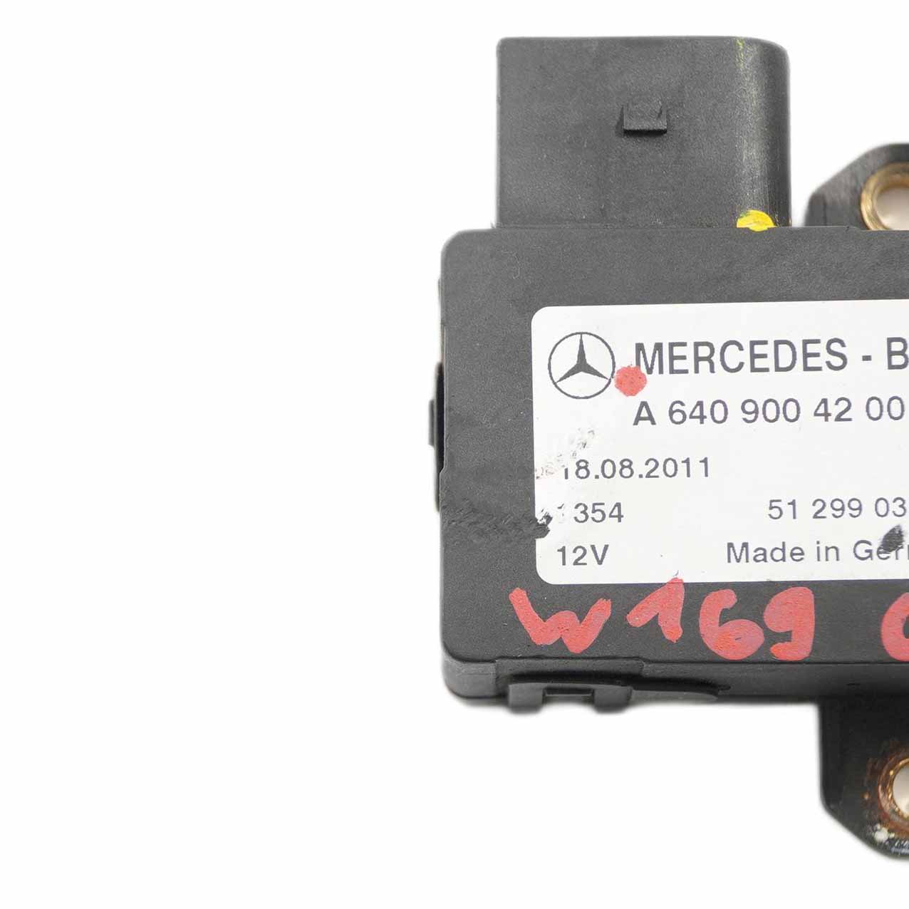 Mercedes W169 W245 Glow Plug Relay Unit Module OM640 Diesel Engine A6409004200