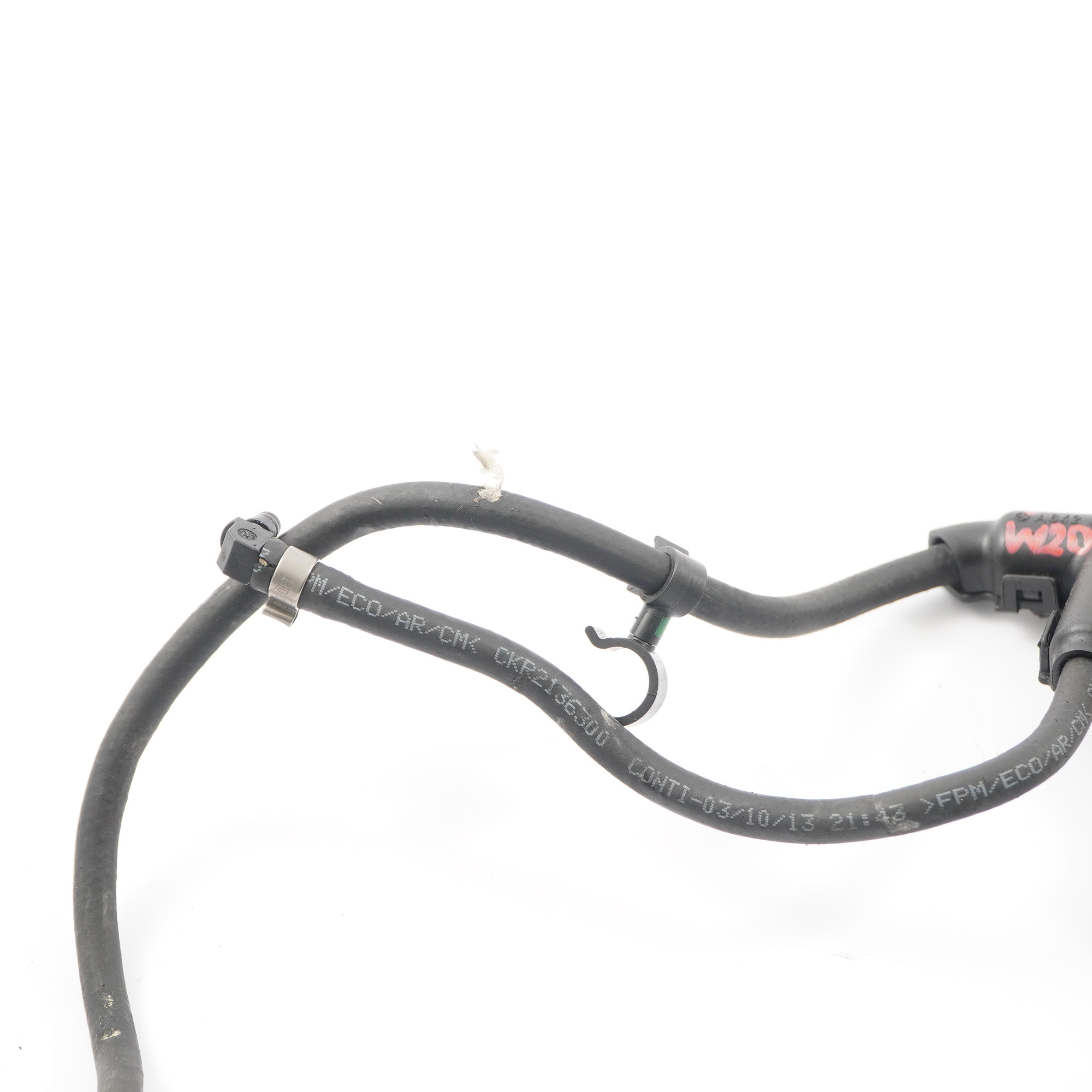 Mercedes W204 Diesel OM642 Fuel Return Leak Line With Bracket A6420780341