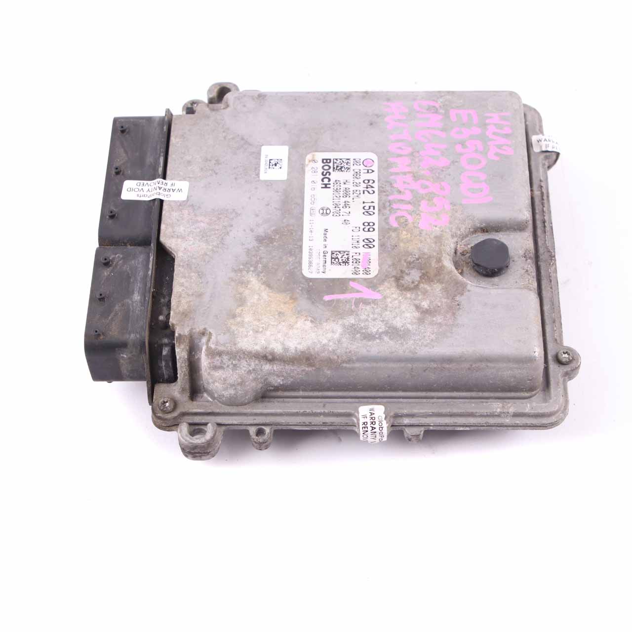 Mercedes W212 E350 CDI OM642.852 Engine Control Unit Module ECU A6421508900