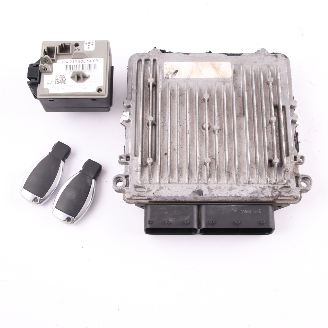 Mercedes W212 E350 CDI OM642 Engine Unit ECU Kit A6421508900 Keys Lock Automatic