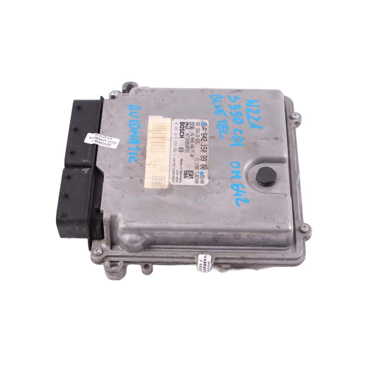 Mercedes-Benz S W221 S350 CDI BlueTec OM642 Engine Control Unit ECU A6421508900