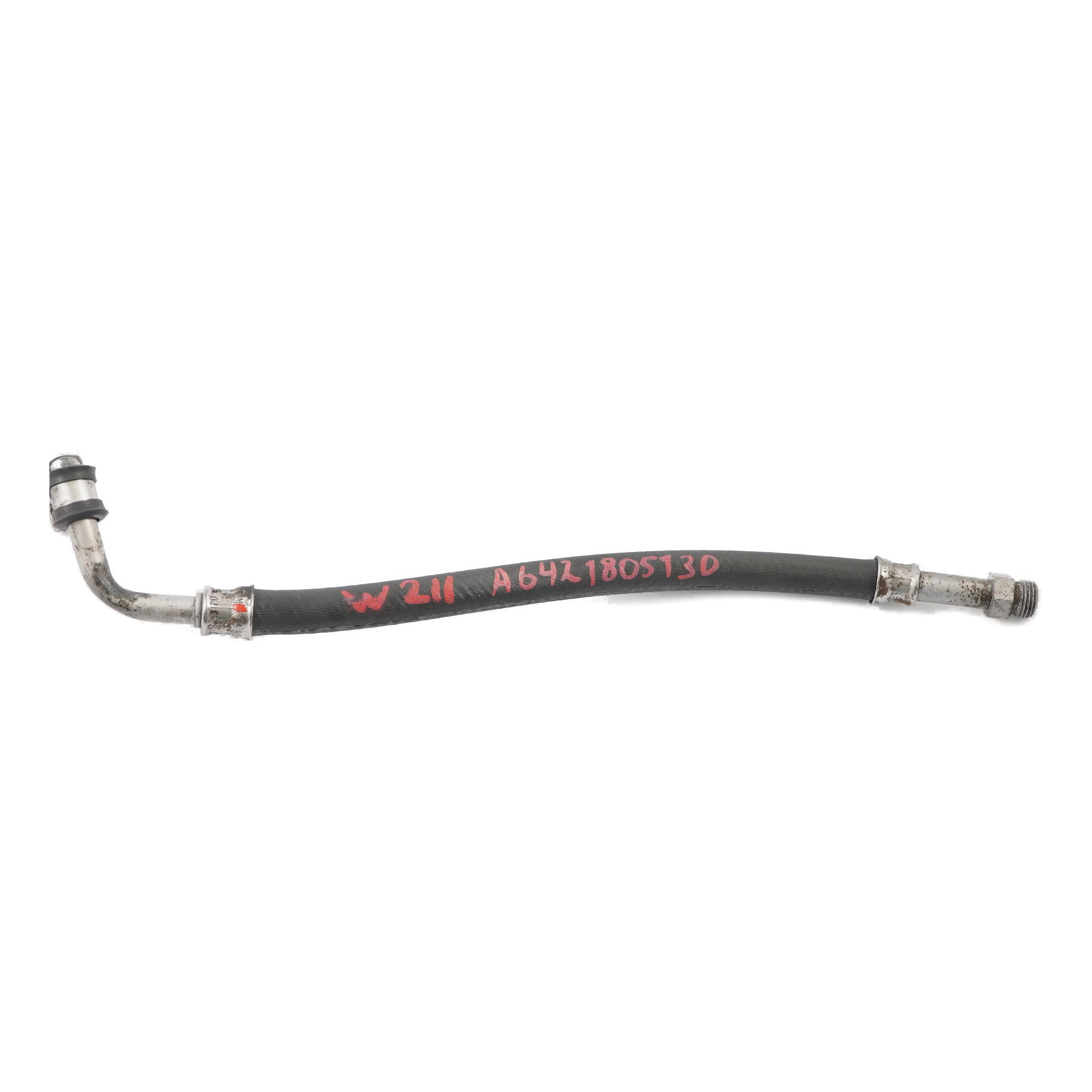 Mercedes W211 OM642 Automatic Gearbox Oil Cooler Pipe Hose Left A6421805130