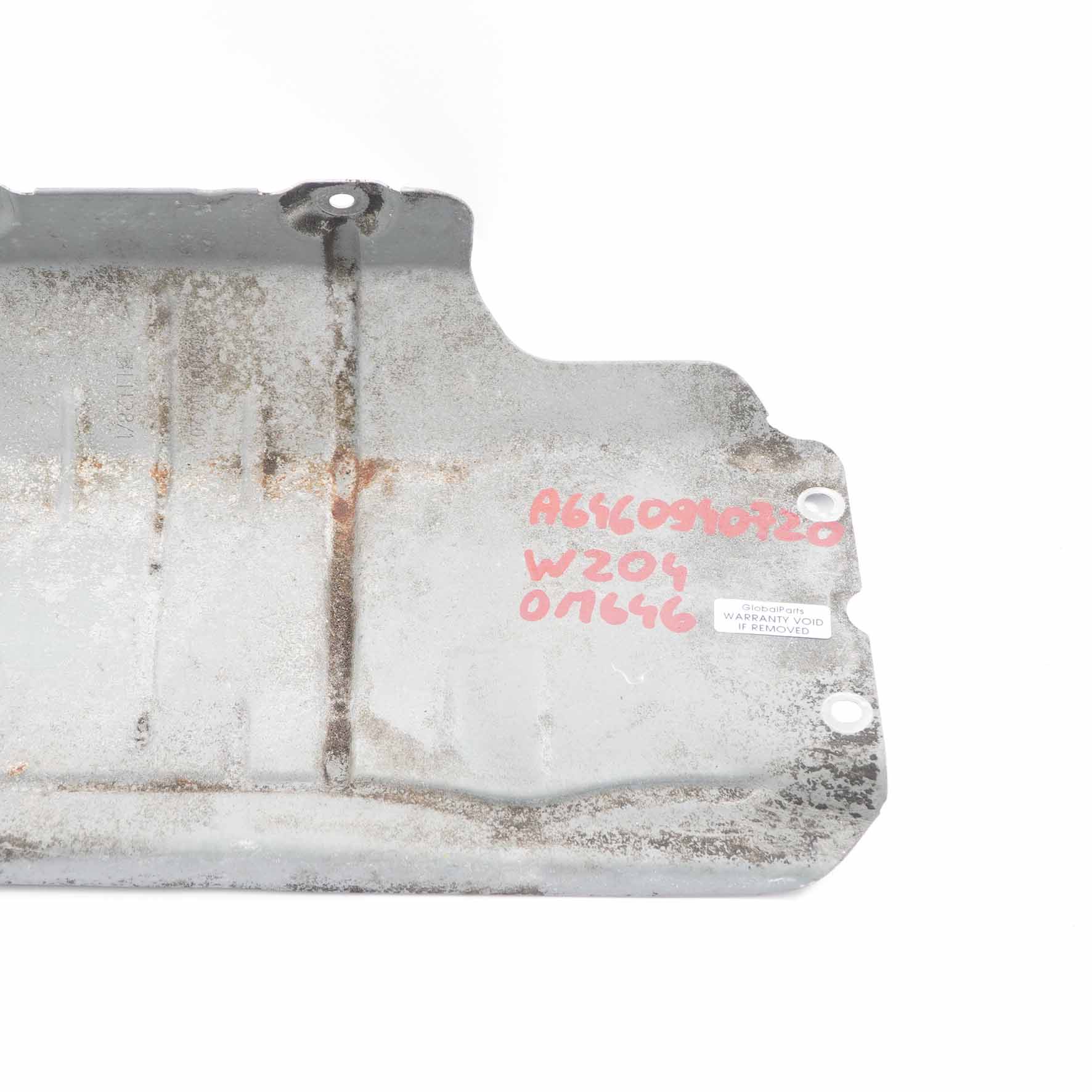 Heat Protection Shield Mercedes W204 OM646 Engine Compartment Plate A6460940720