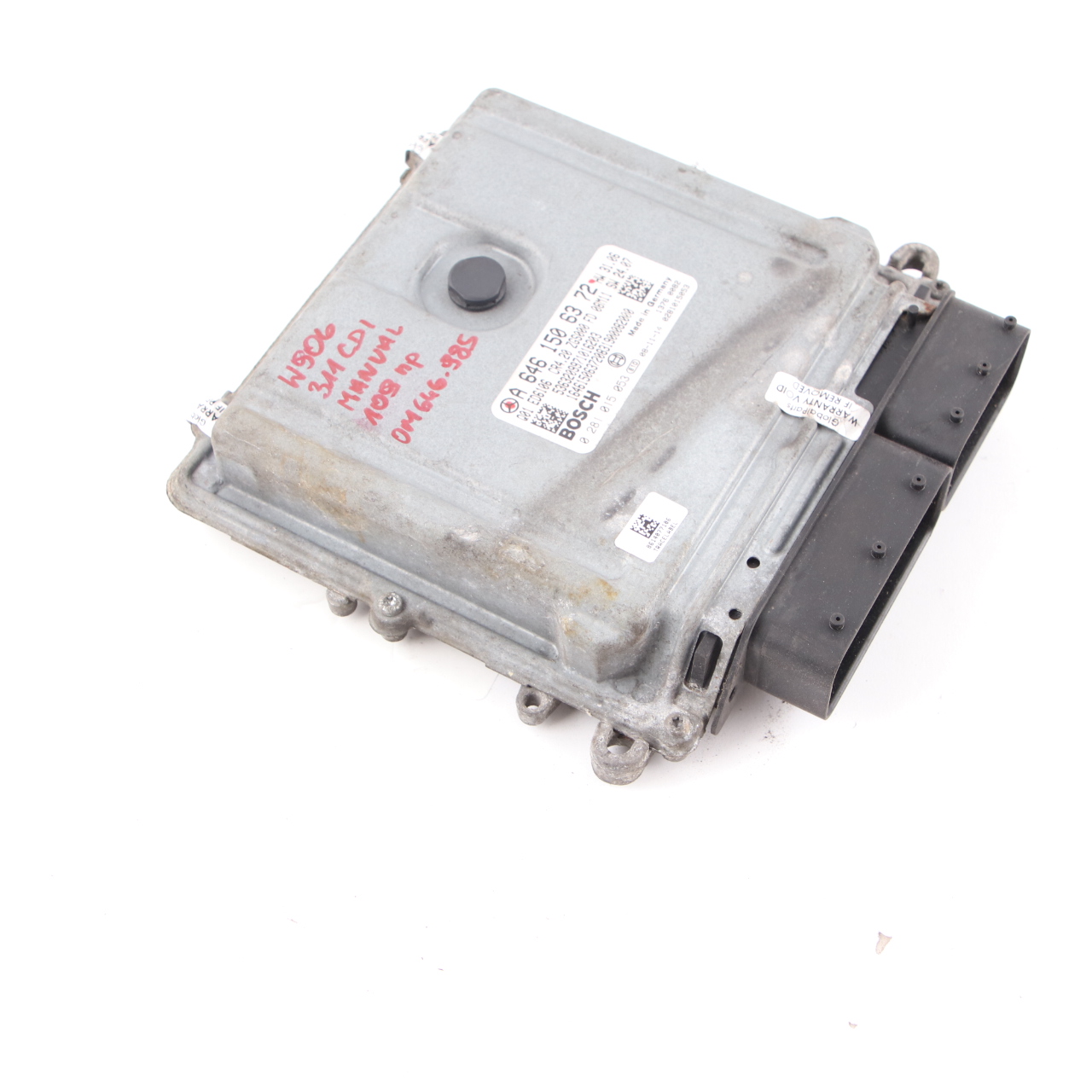 Mercedes W906 311 CDI 109HP OM646.985 Diesel Engine Control Unit ECU A6461506372