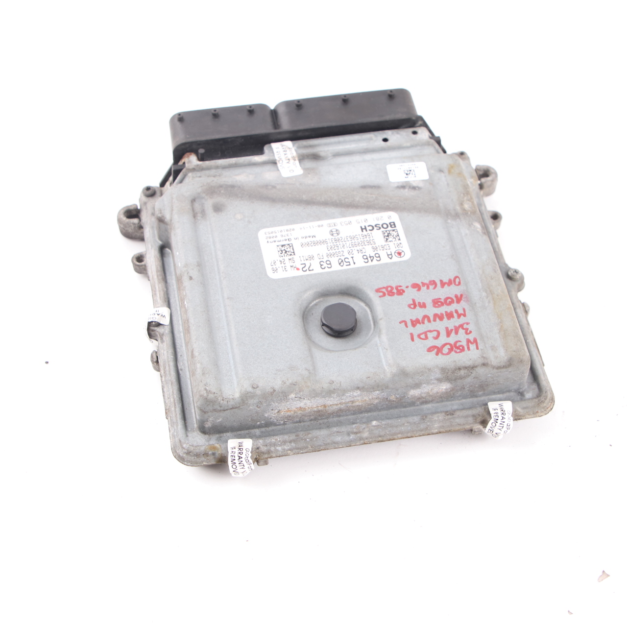 Mercedes W906 311 CDI 109HP OM646.985 Diesel Engine Control Unit ECU A6461506372