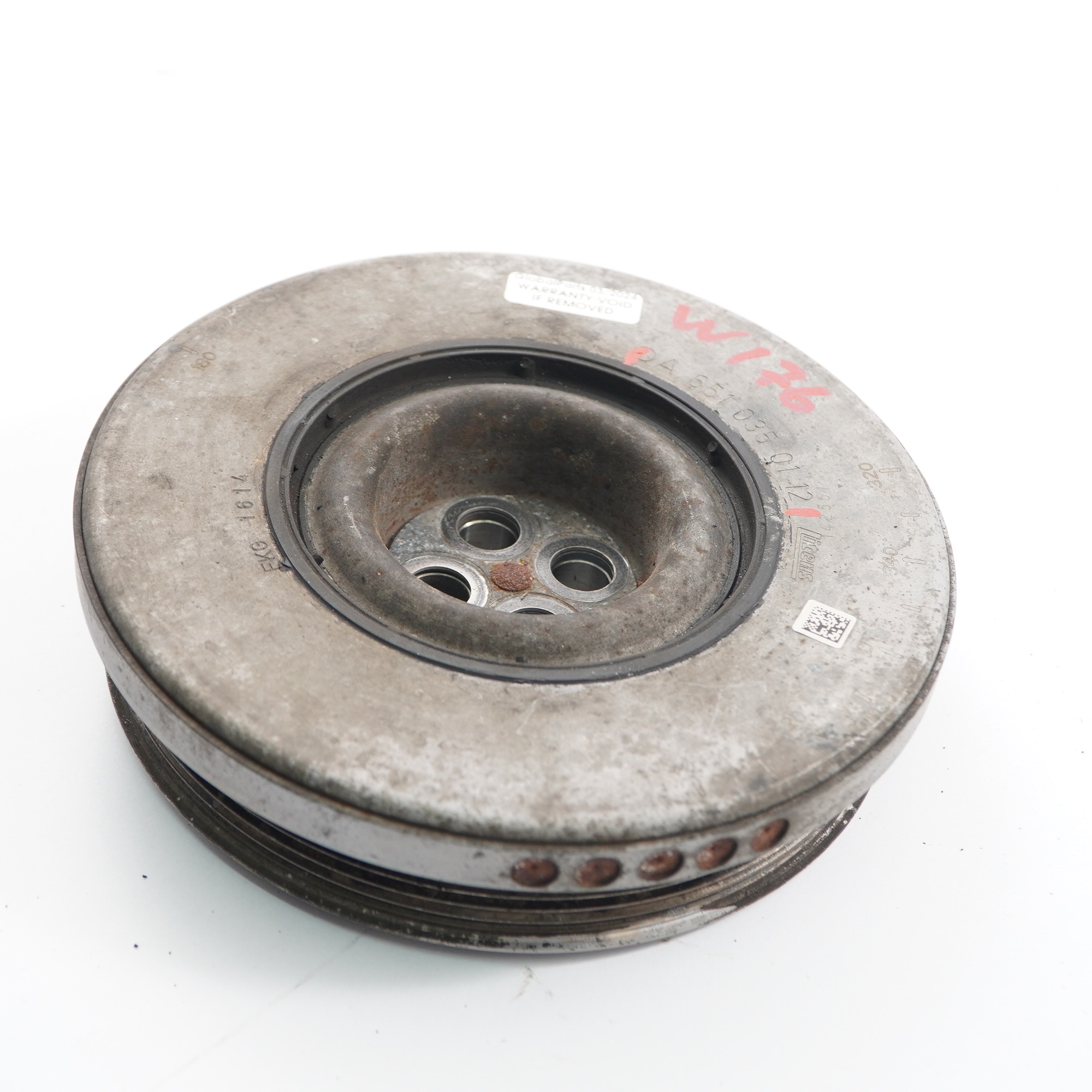 Damper Mercedes W176 OM651 Crankshaft Vibration Damper Belt Pulley A6510350112