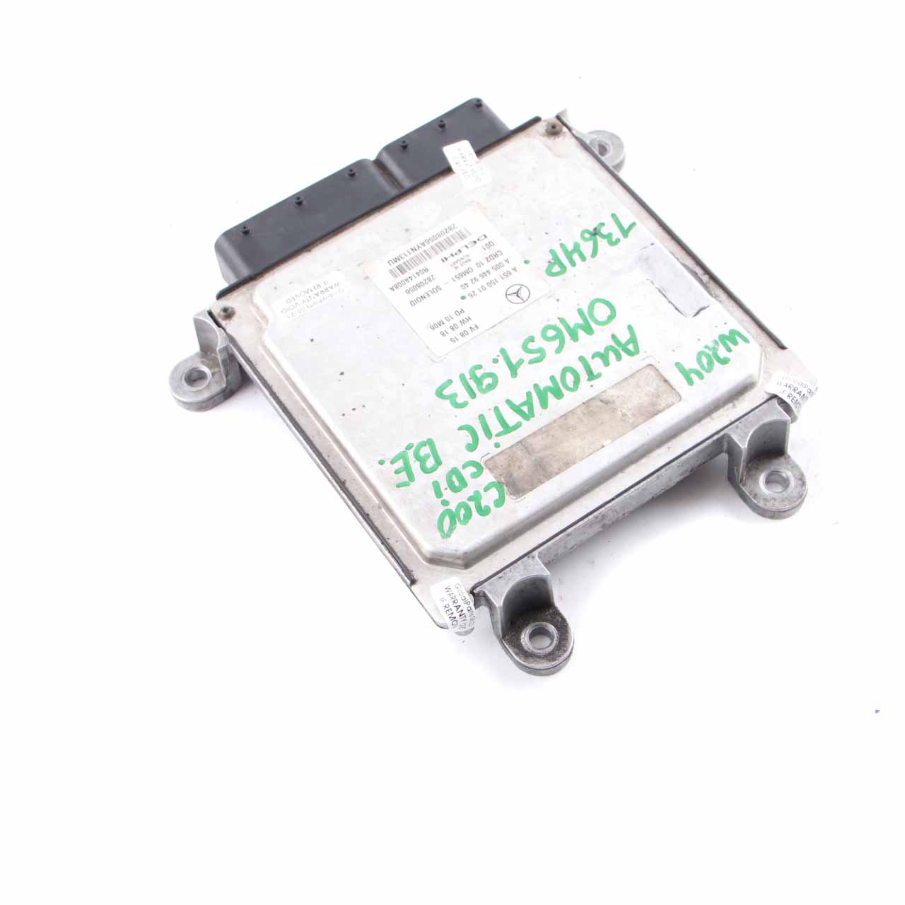 Mercedes W204 C200CDI BlueEFFICIENCY OM651.913 Engine ECU Module A6511500126