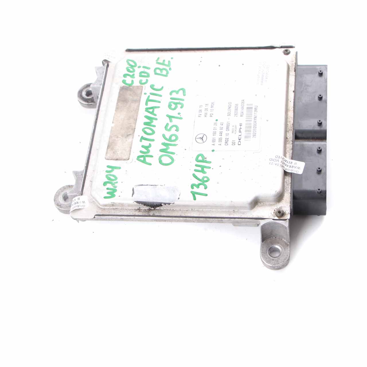 Mercedes W204 C200CDI BlueEFFICIENCY OM651.913 Engine ECU Module A6511500126