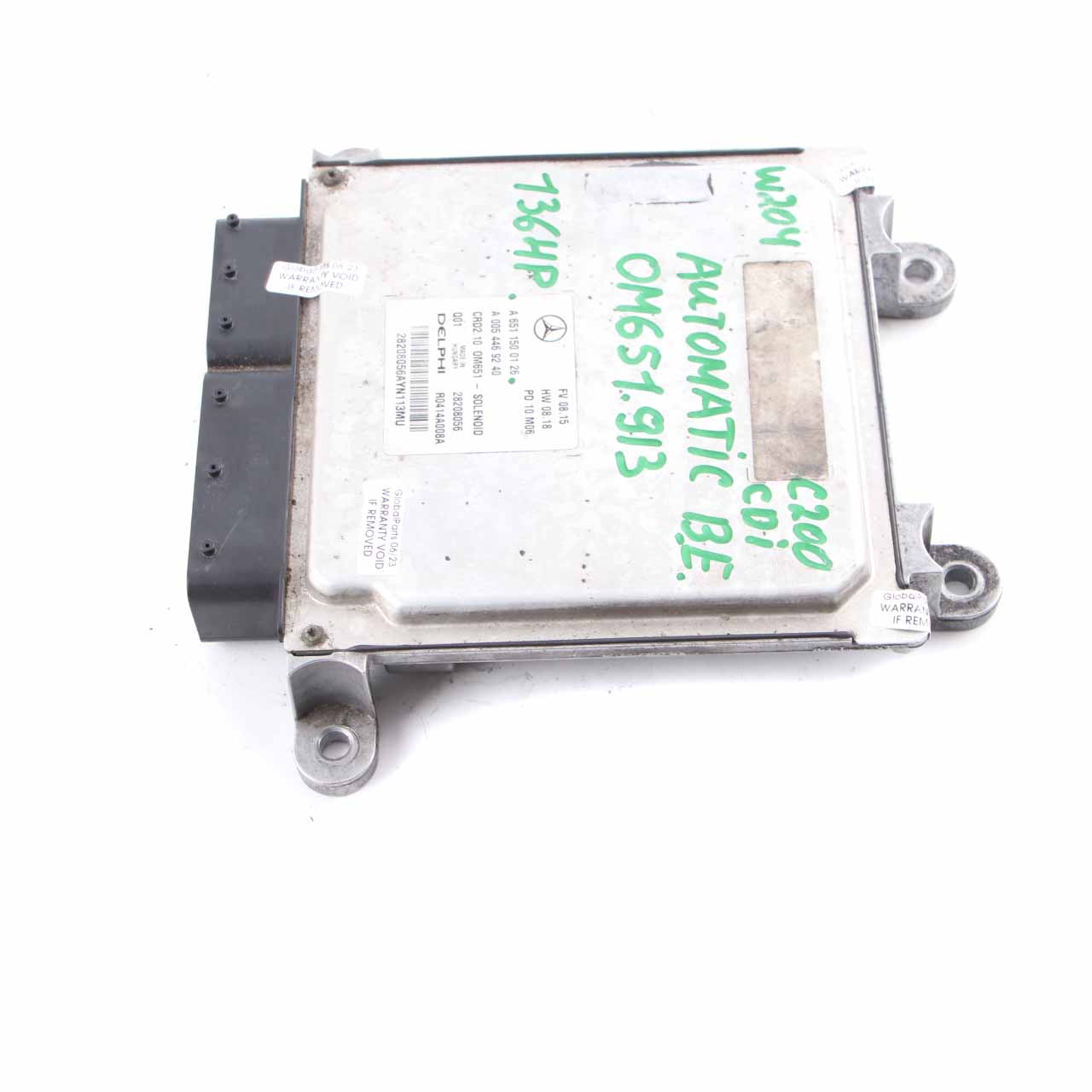 Mercedes W204 C200CDI BlueEFFICIENCY OM651.913 Engine ECU Module A6511500126