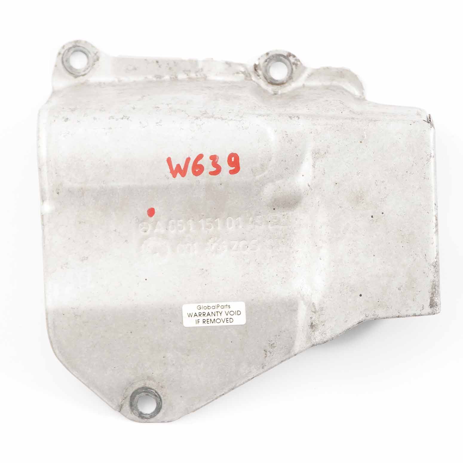 Engine Heat Shield Mercedes Vito W639 OM651 Starter Motor Heat Plate A6511510145