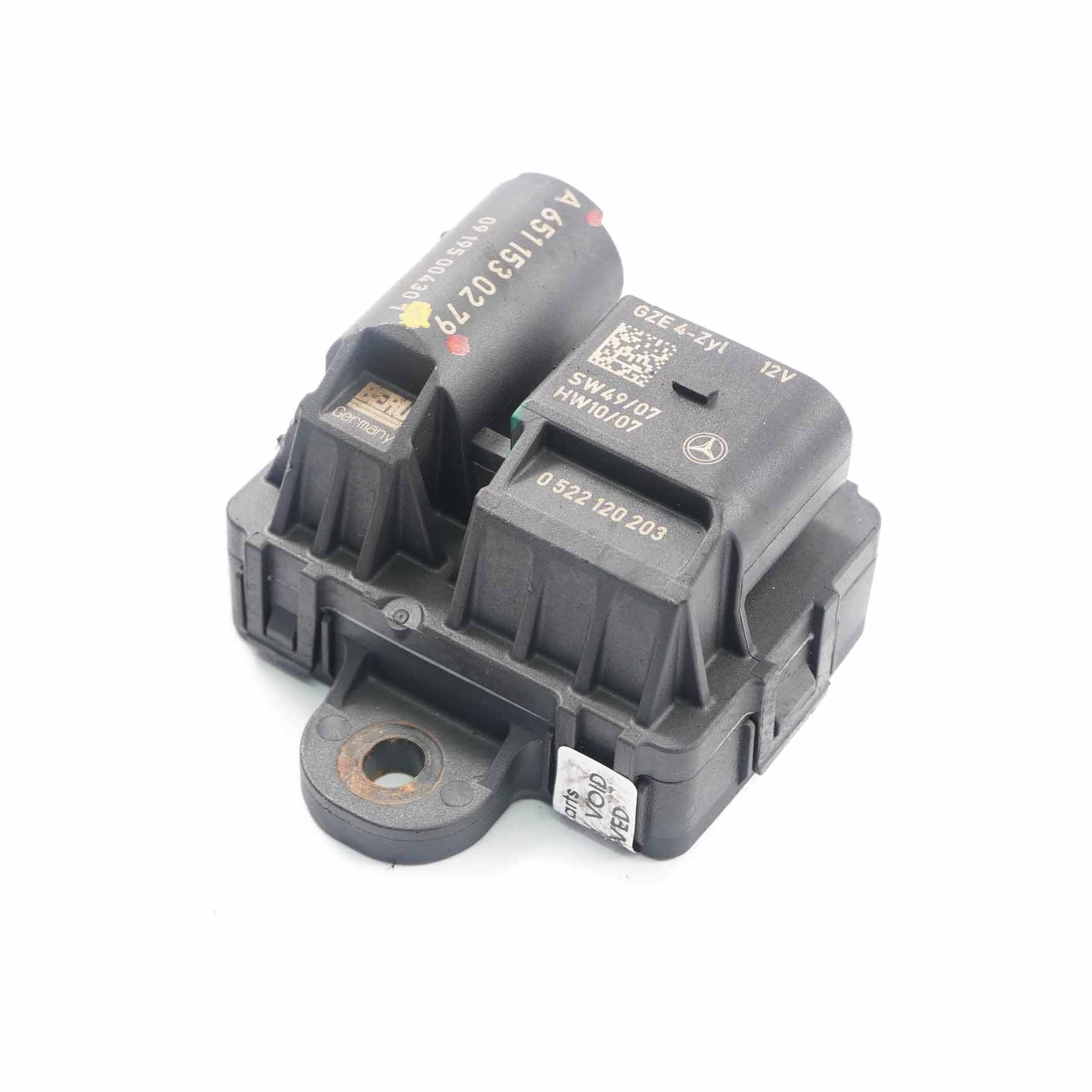 Mercedes W906 Glow Plug Relay Unit Module OM651 Diesel Engine A6511530279