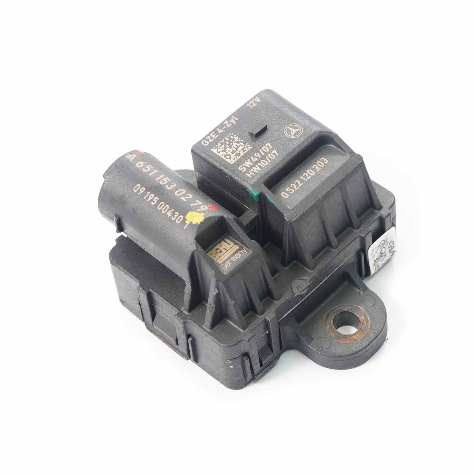 Mercedes W906 Glow Plug Relay Unit Module OM651 Diesel Engine A6511530279