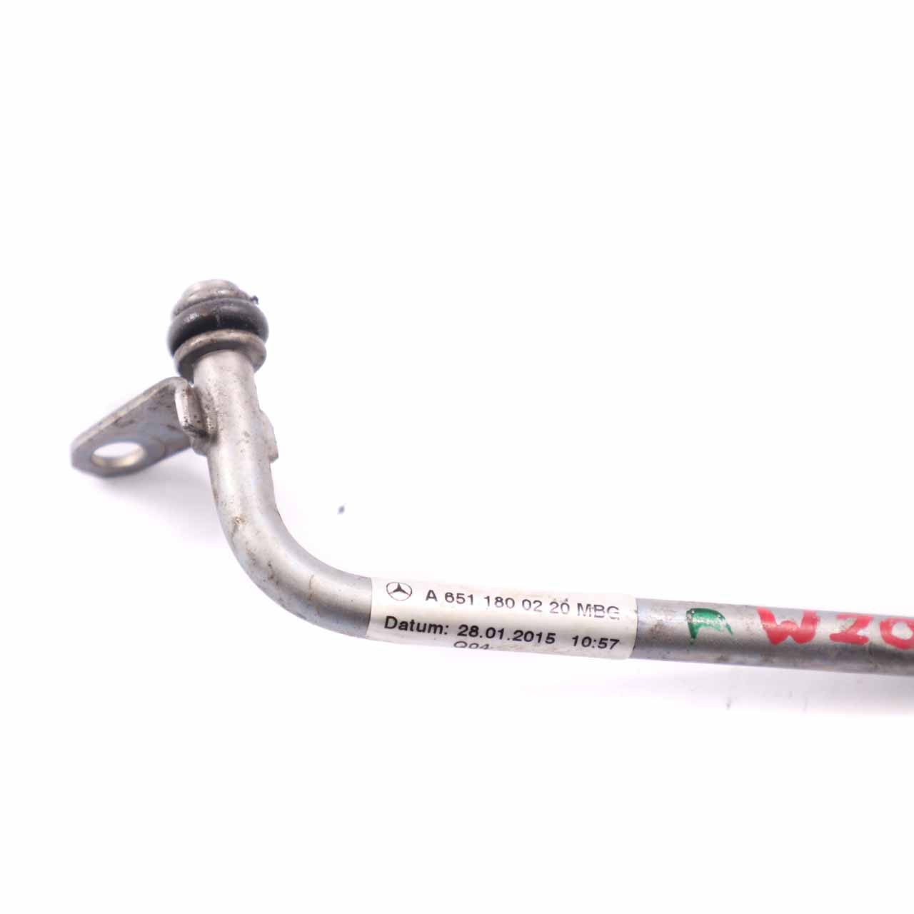 Oil Pipe Mercedes W204 W212 OM651 Turbocharger Turbo Feed Line Hose A6511800220