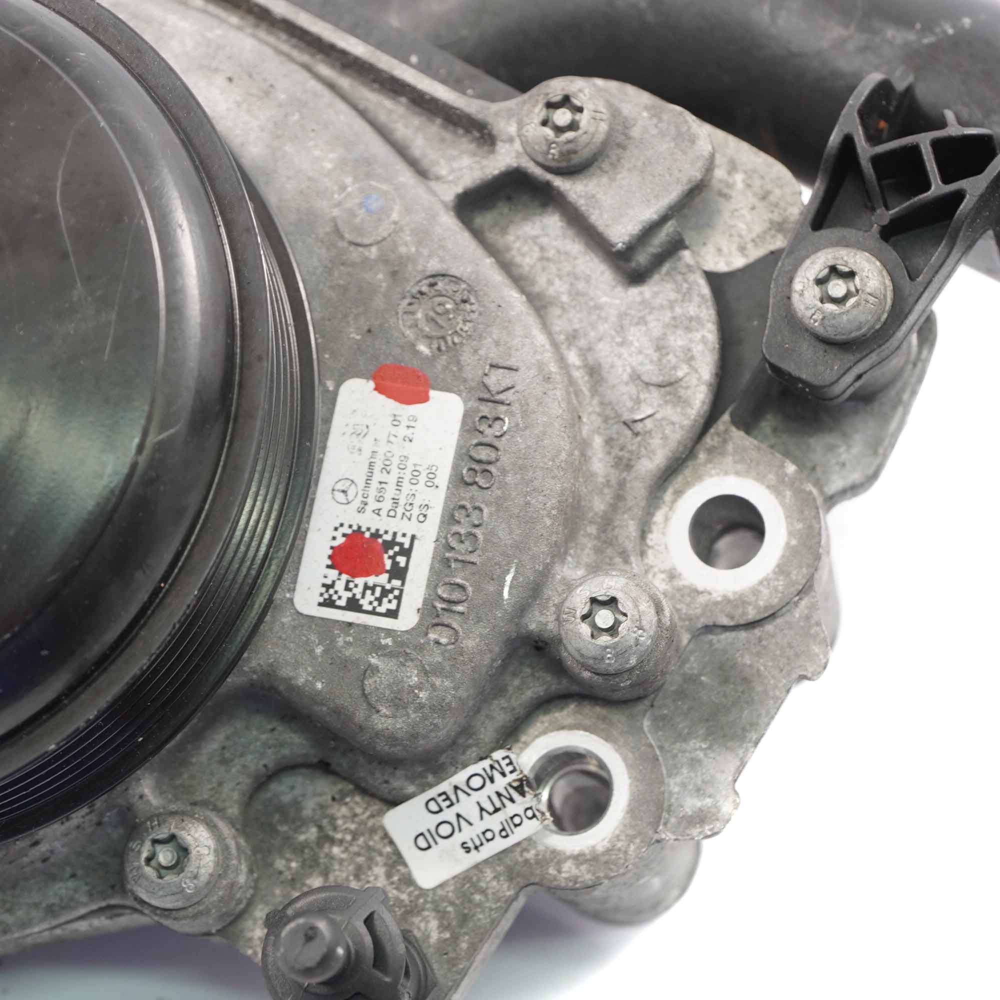 Water Pump Mercedes W212 OM651 Diesel Coolant Circulation A6512007701