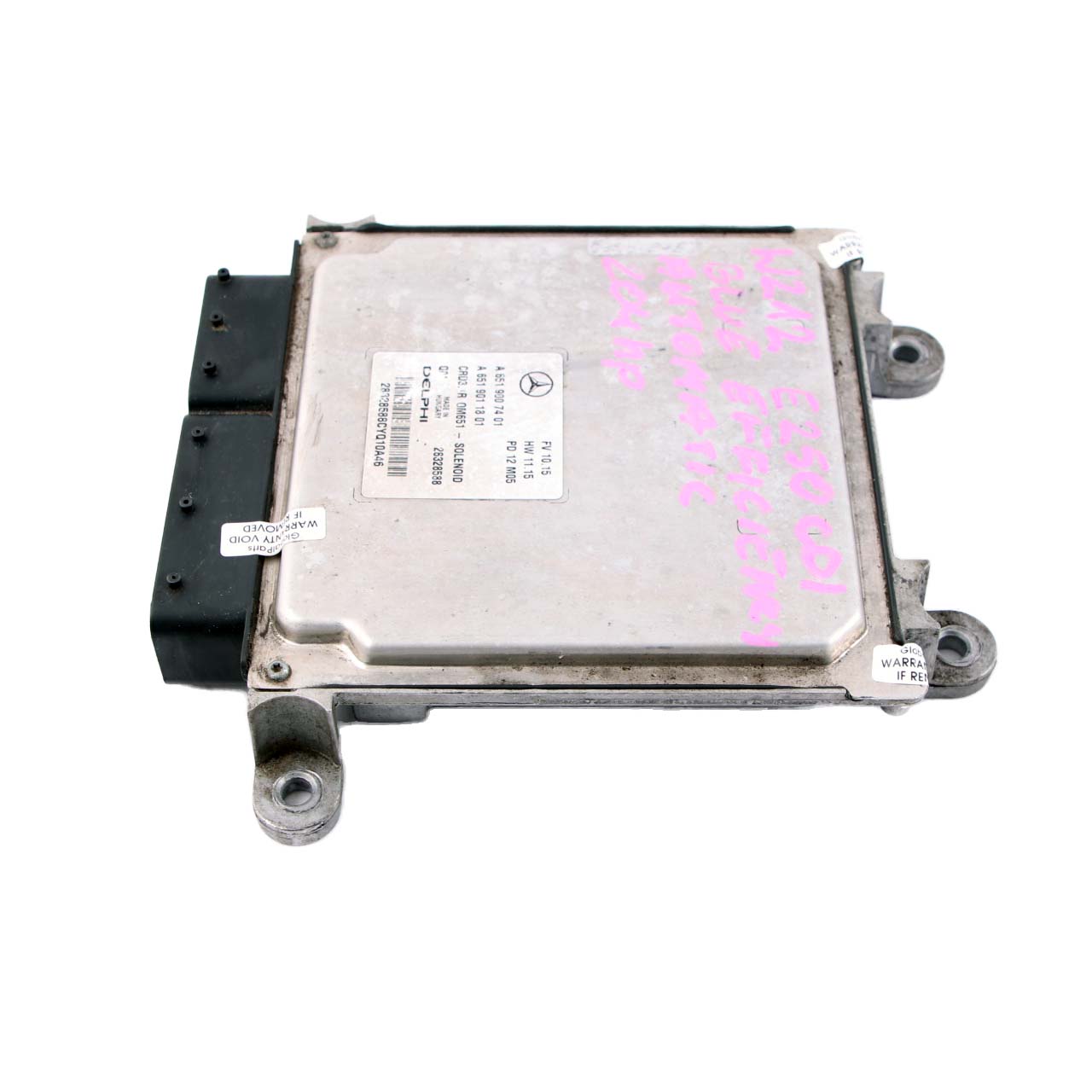 Mercedes W212 E250CDI Blue Efficiency OM651 204HP Engine Module ECU A6519007401