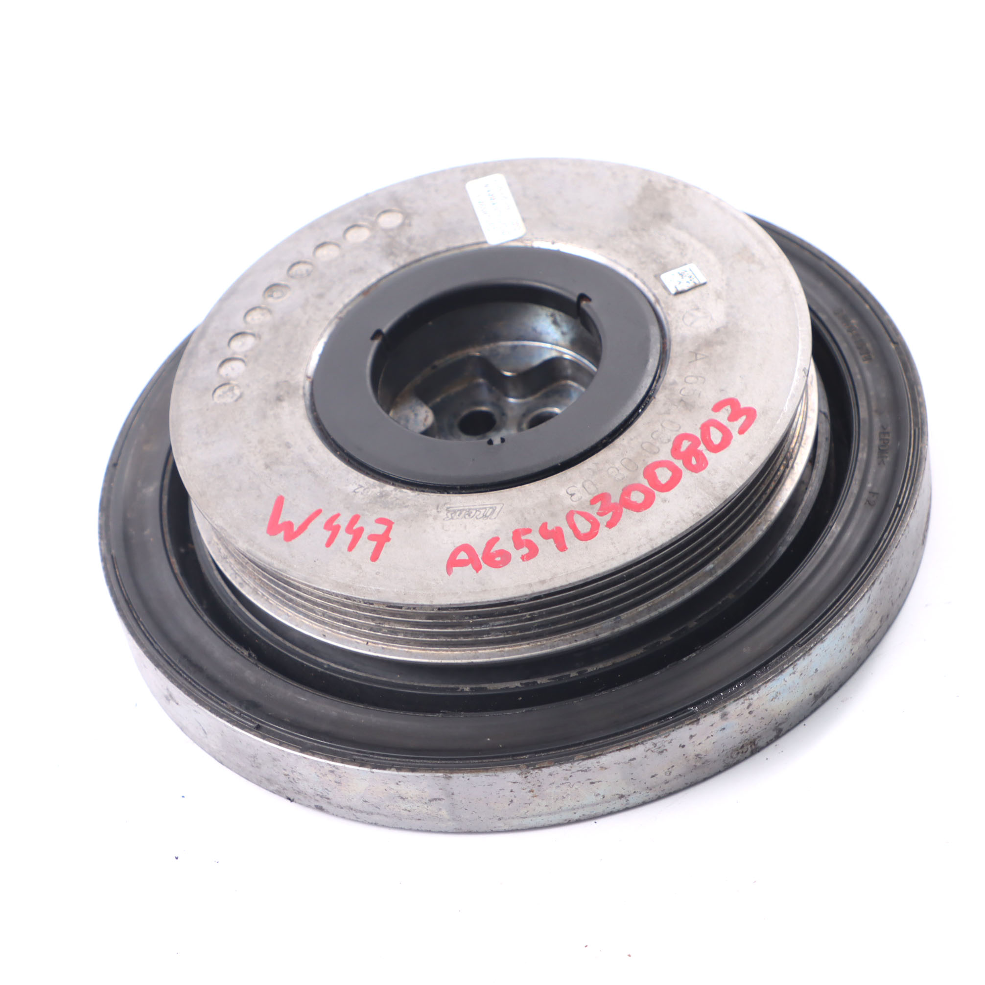 Vibration Damper Mercedes W213 W447 OM654 Engine Crankshaft Pulley A6540300803