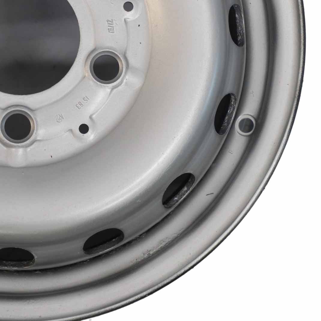 Mercedes Sprinter W901 W903 Silver Steel Rim Wheel 15" 6J ET:83 A9024000002