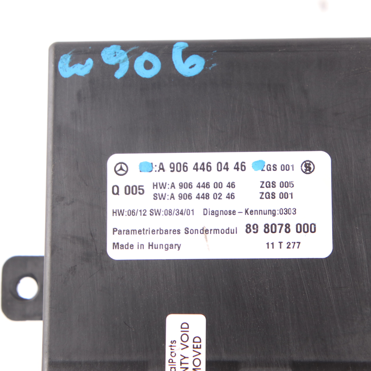 Mercedes W906 Programmable Special Module Control Unit PSM906 A9064460446