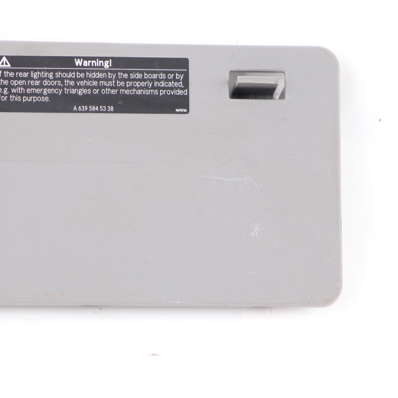 Mercedes Sprinter W906 Fuse Box Cover Trim Panel Lid Grey A6395450003