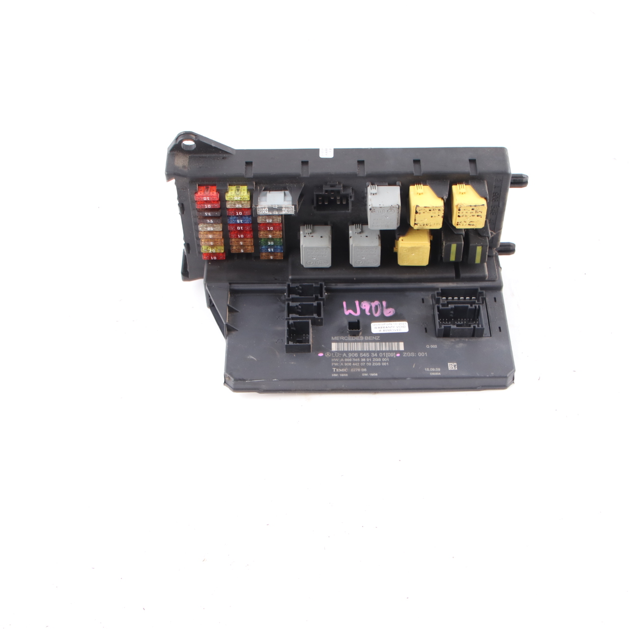 Mercedes Sprinter W906 Fuse Box Relay SAM Module Control Unit A9065453401