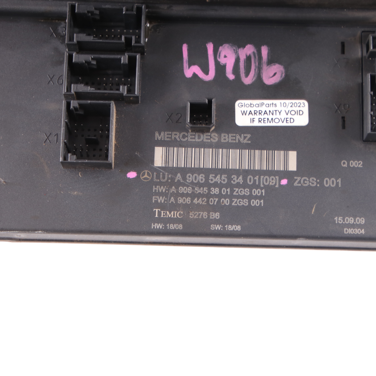 Mercedes Sprinter W906 Fuse Box Relay SAM Module Control Unit A9065453401