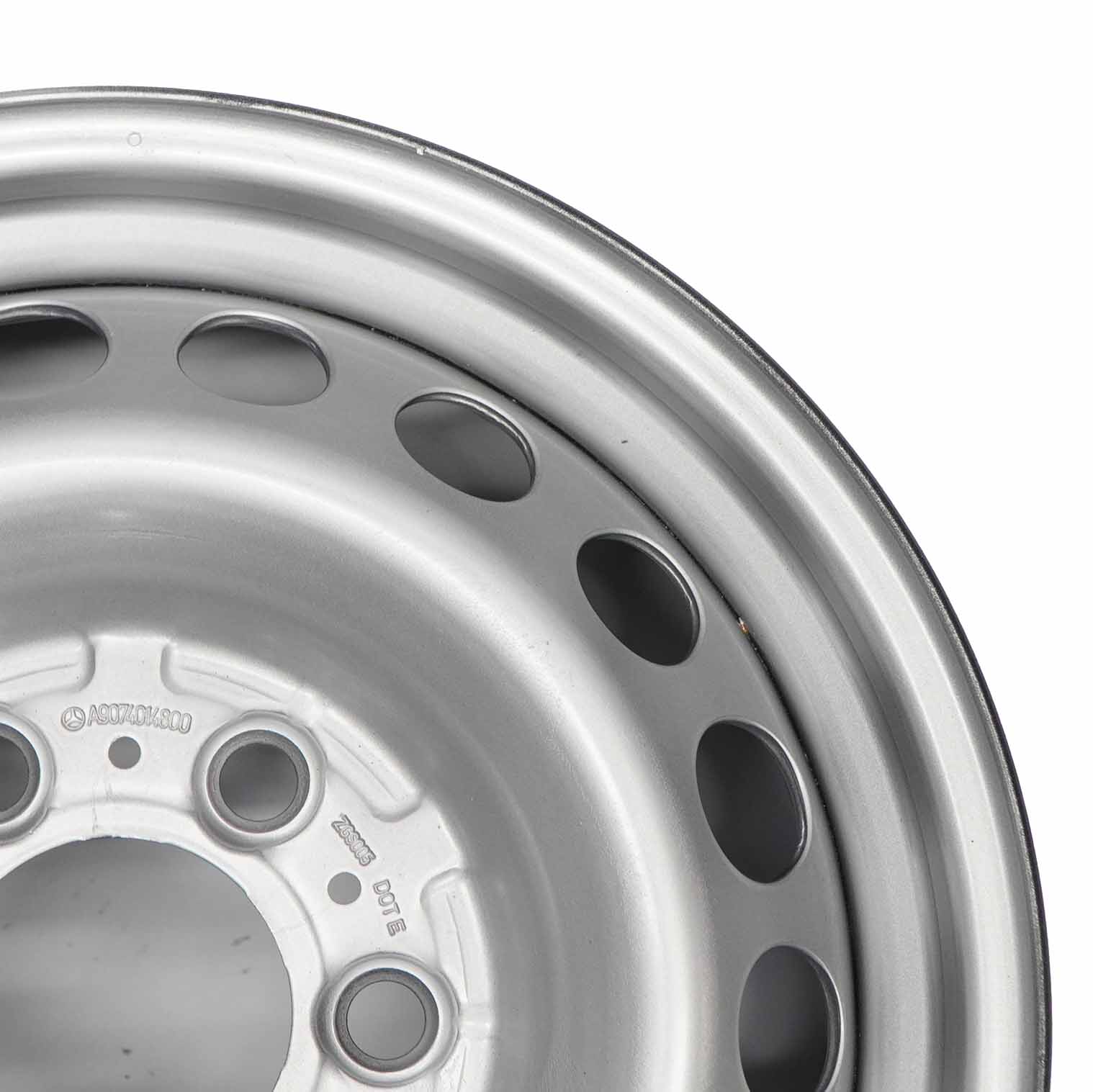 Mercedes W907 Silver Steel Rim Wheel 16" 6,5J ET:54 A9074014800