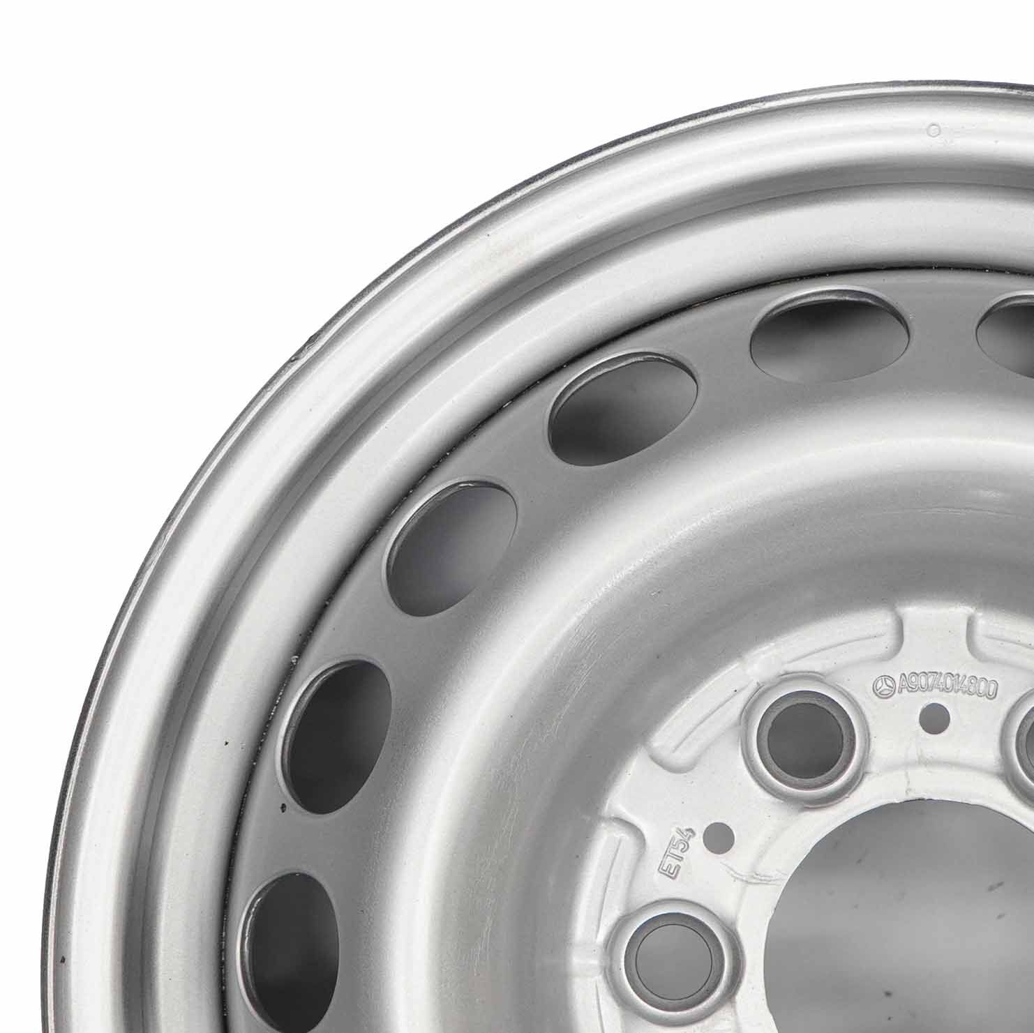 Mercedes W907 Silver Steel Rim Wheel 16" 6,5J ET:54 A9074014800