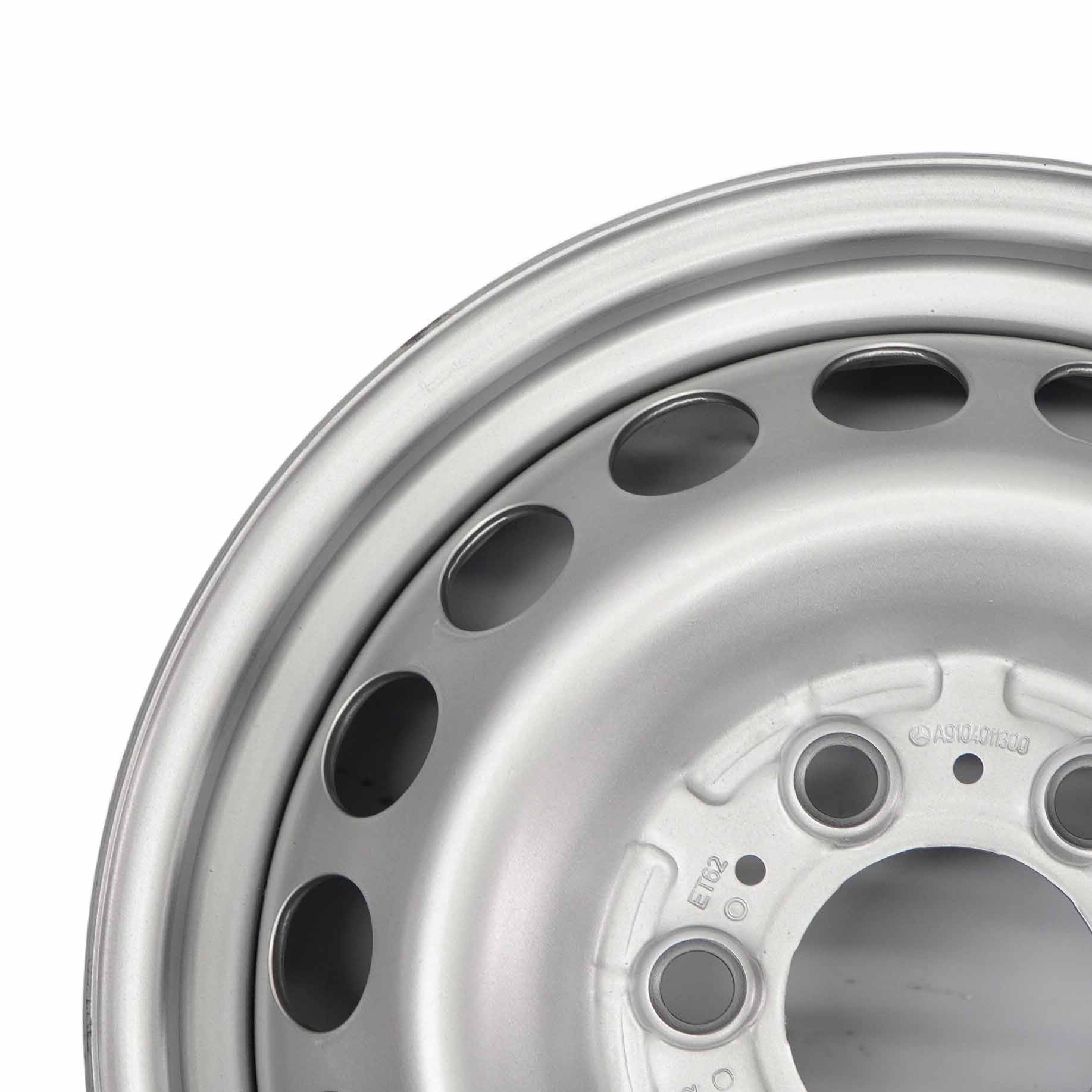 Mercedes Sprinter W910 Silver Steel Rim Wheel 16" 6,5J ET:62 A9104011300