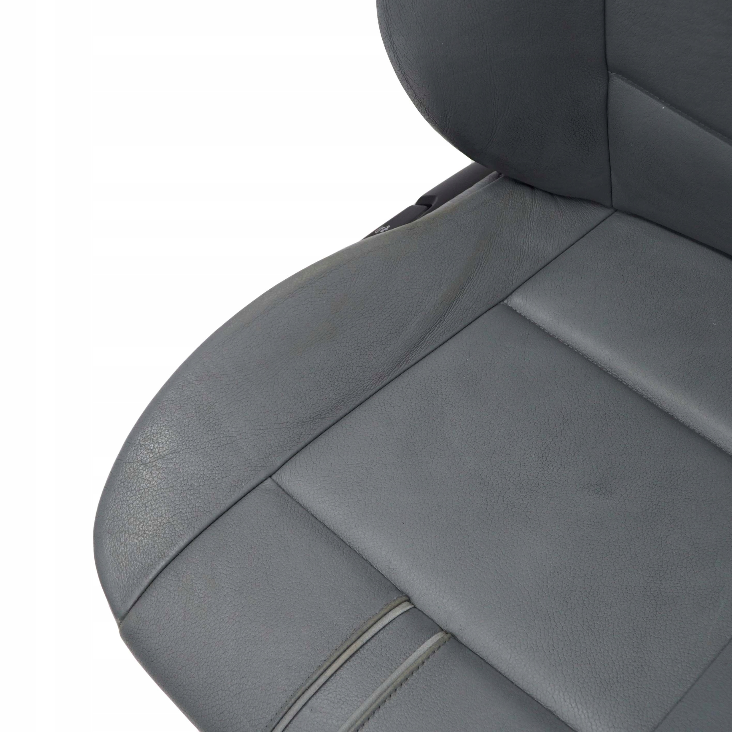 BMW X3 Series E83 Leather Ambiente Grey Blue Grau Leather Front Right O/S Seat