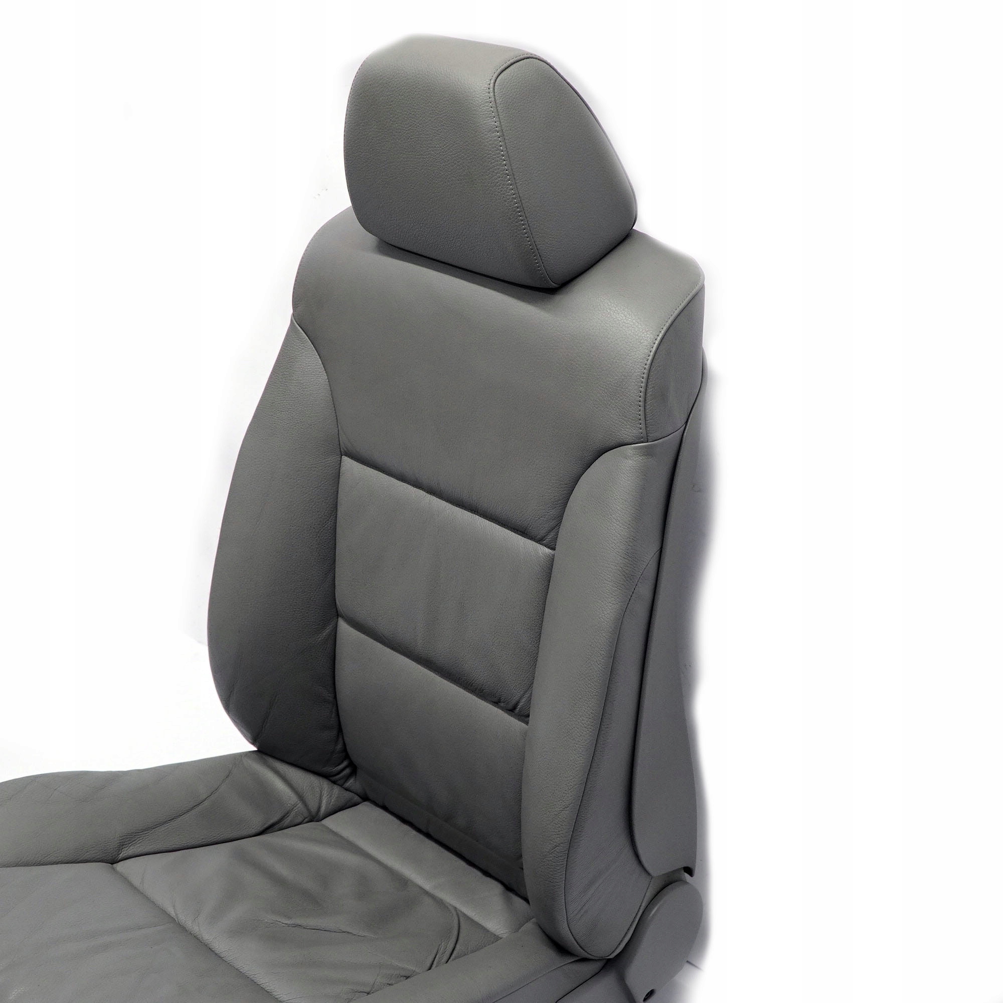 BMW 5 Series E60 E61 Grey Leather Front Right O/S Seat