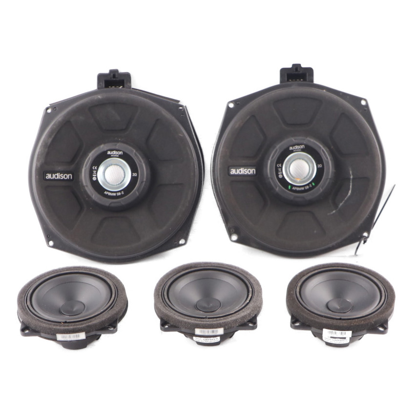 Audison Prima APBMW S8-2 Audio Speaker Door Car Stereo Subwoofer Speaker Set