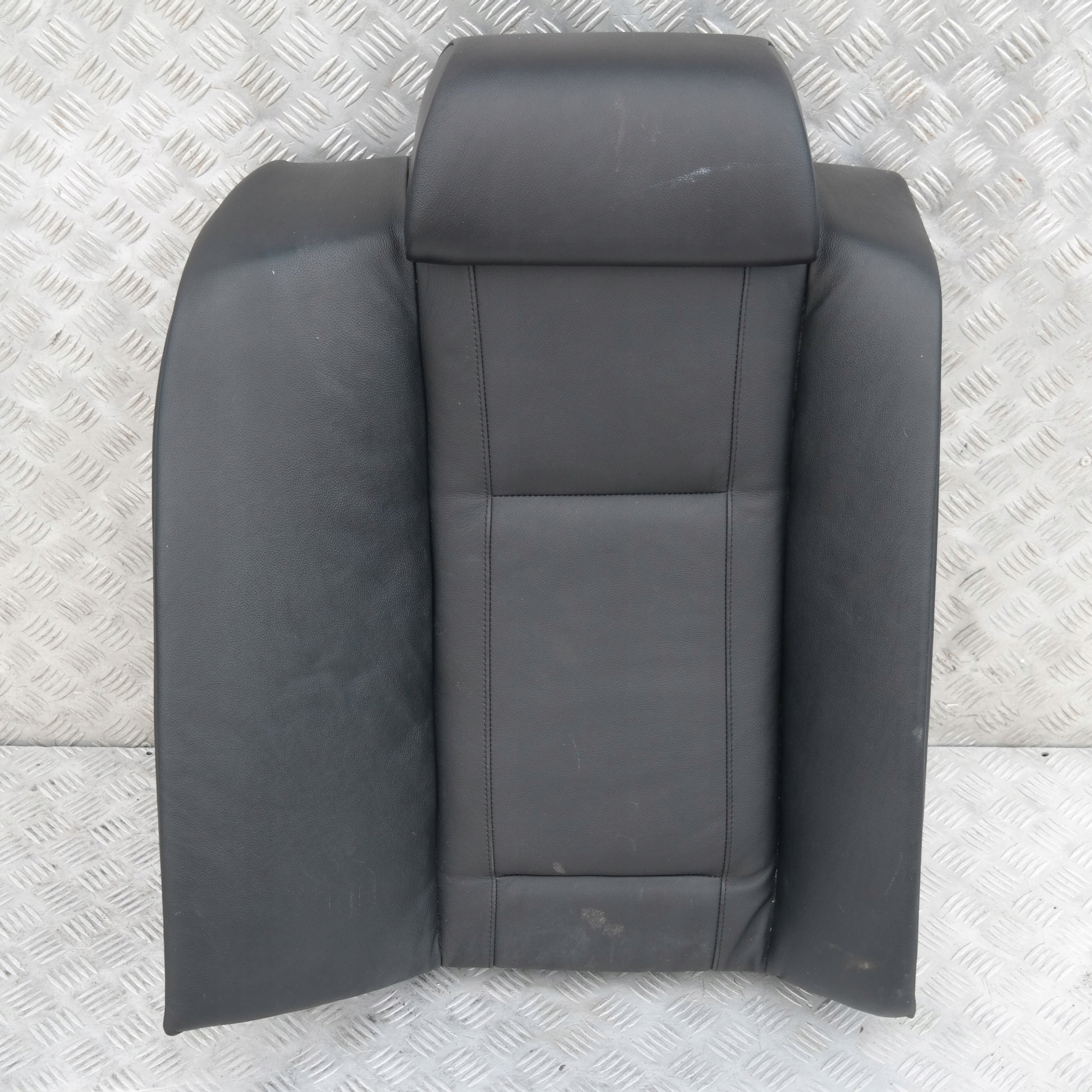 BMW 7 Series E65 E66 E67 Black Leather Rear Seat Right O/S Backrest Cover