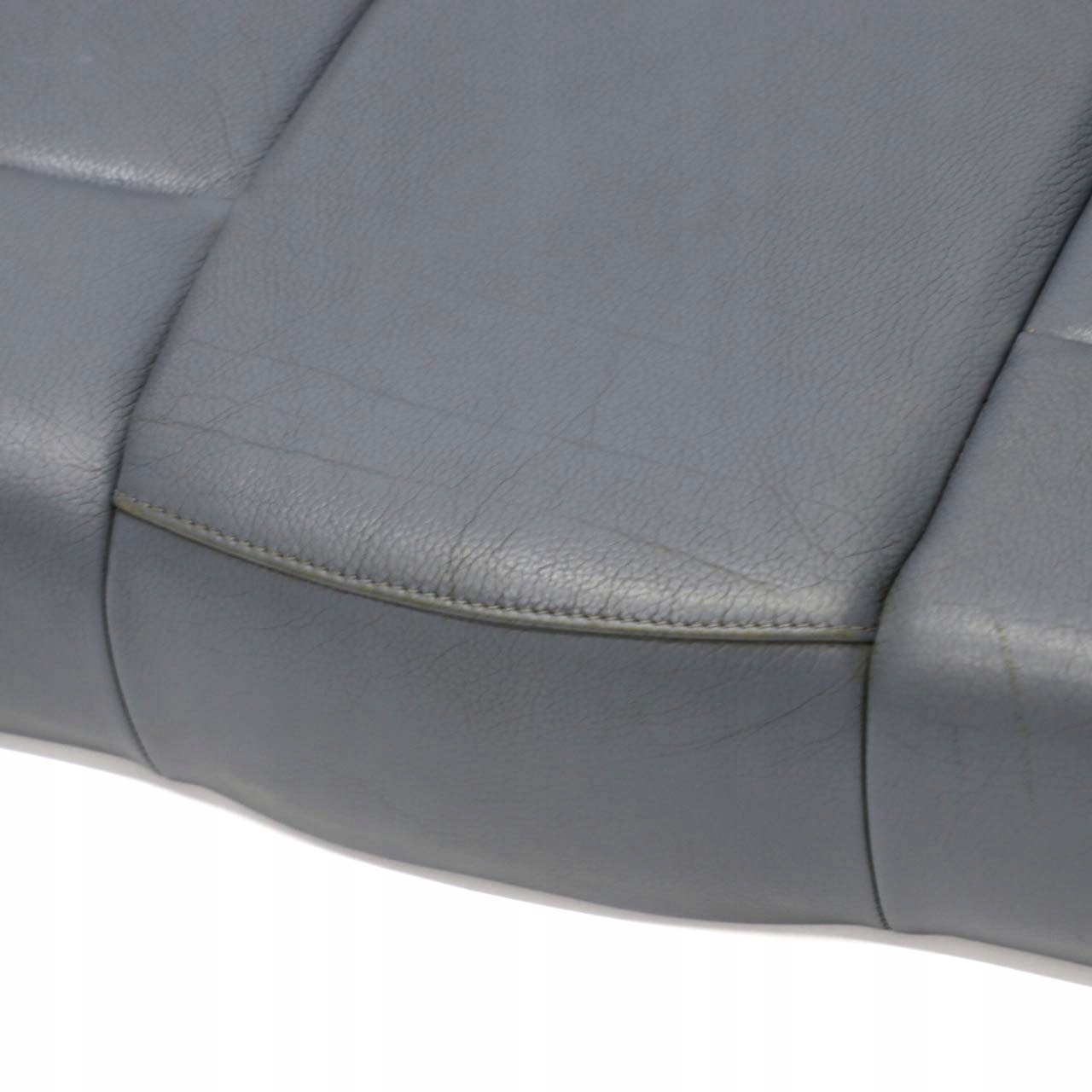 BMW X3 Series E83 Grey Blue Leather Interior Rear Seat Base Couch Bench Sofa