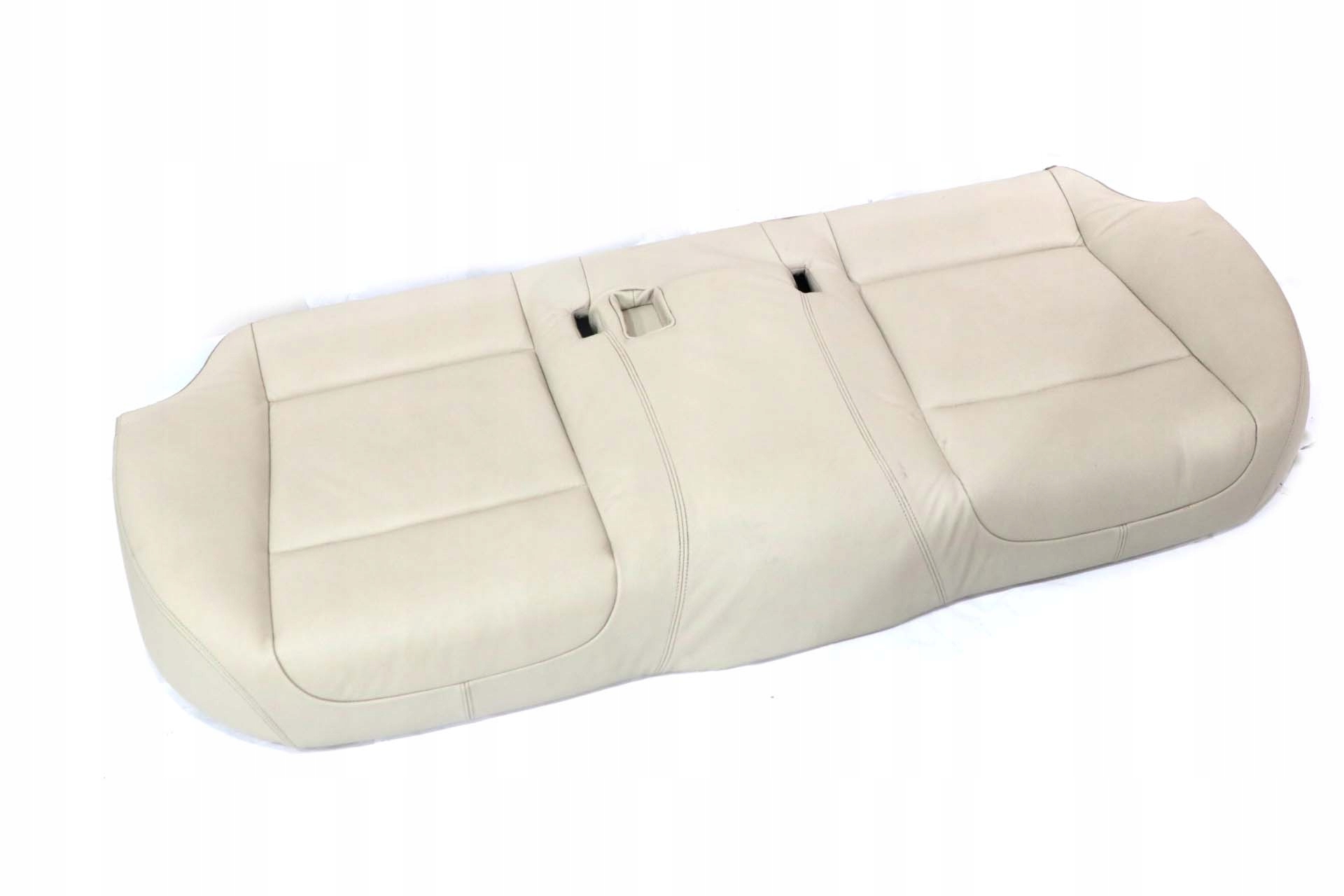 BMW 7 F01 F02 LCI Rear Seat Bench Couch Leather Cover Elfenbeinweiss White