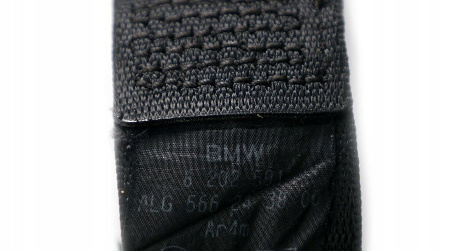 BMW 3 Series E46 Rear Center Upper Seat Belt Black 8202591