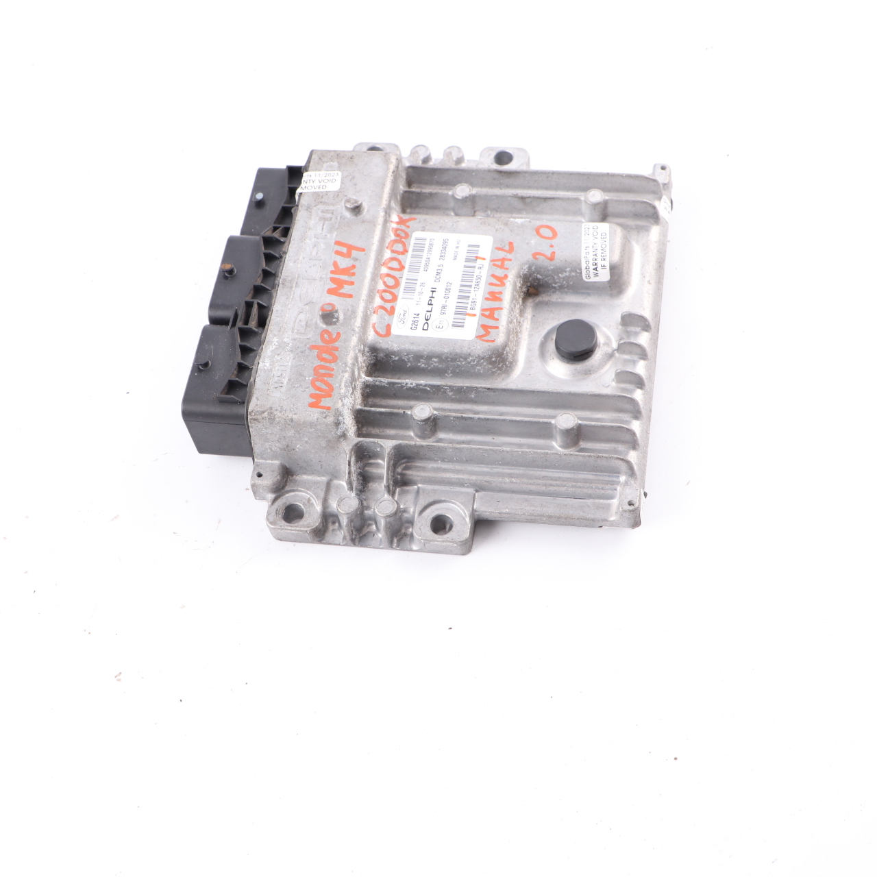 Ford Mondeo MK4 2.0 TDCi DW10C Engine Unit Module ECU BG91-12A650-RJ Manual