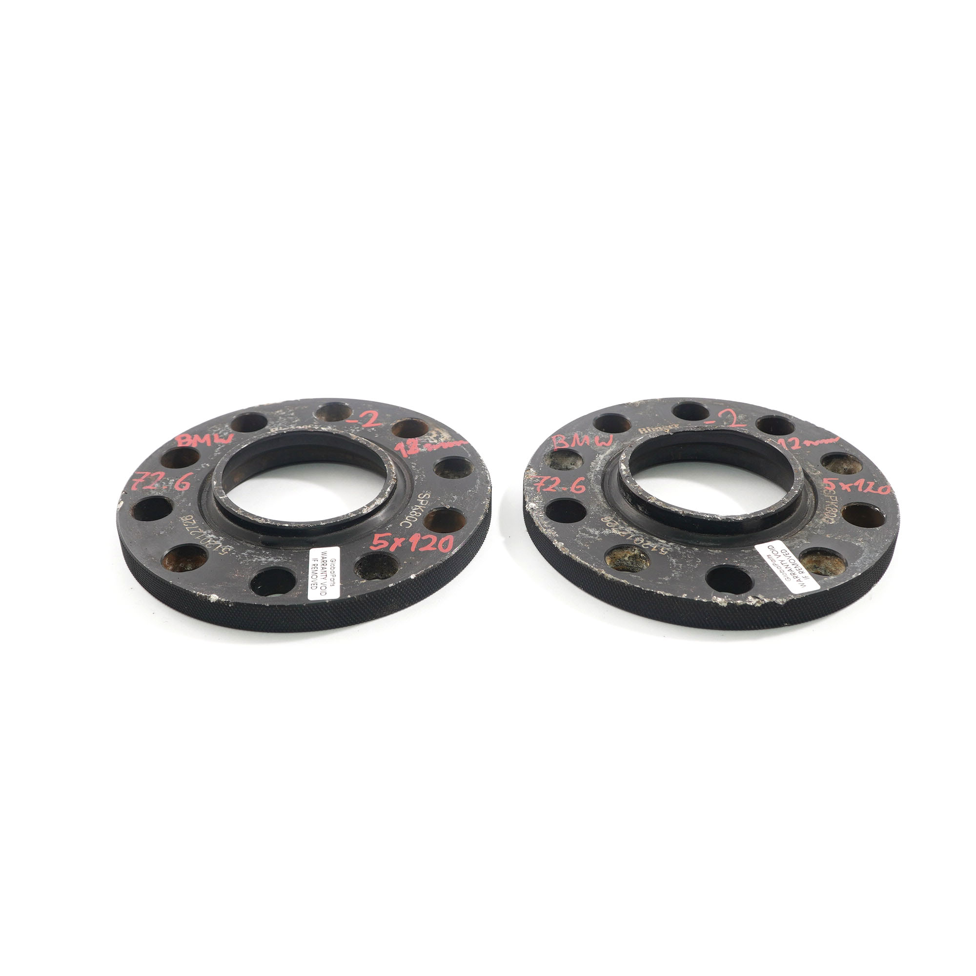 Bimecc Alloy Wheel Spacers Hubcentric Shims BMW 5x120 72.6mm 12mm Pair