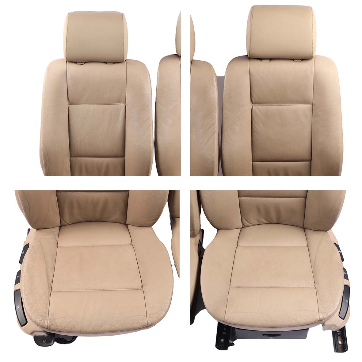 BMW X5 E53 Leather Seats Light Beige Dakota Set Interior Seats Front Rear Seat