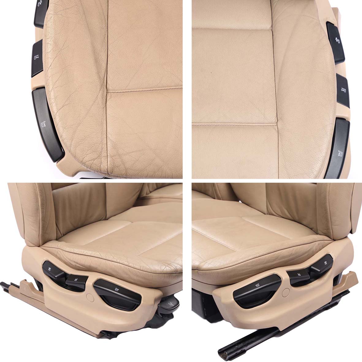 BMW X5 E53 Leather Seats Light Beige Dakota Set Interior Seats Front Rear Seat