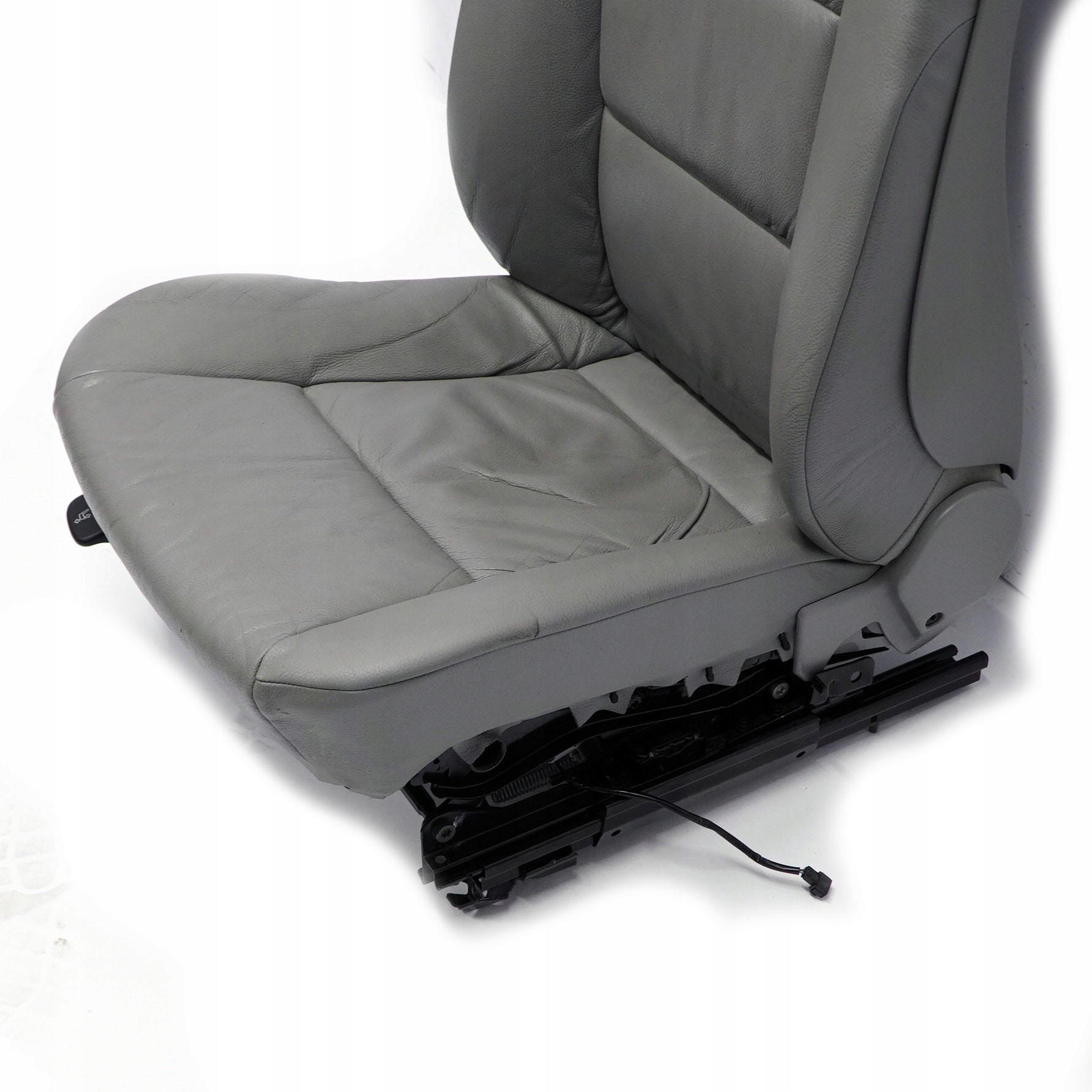 BMW 5 Series E60 E61 Grey Leather Front Right O/S Seat