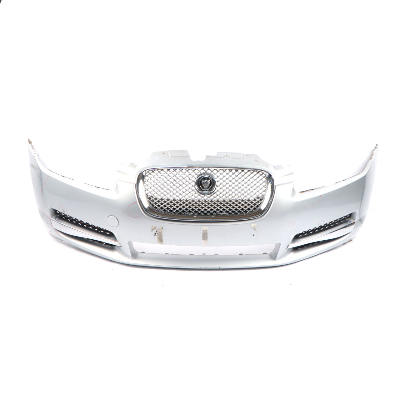 Jaguar XF250 Front Bumper Covering Trim Panel Liquid Silver Metallic - 1K