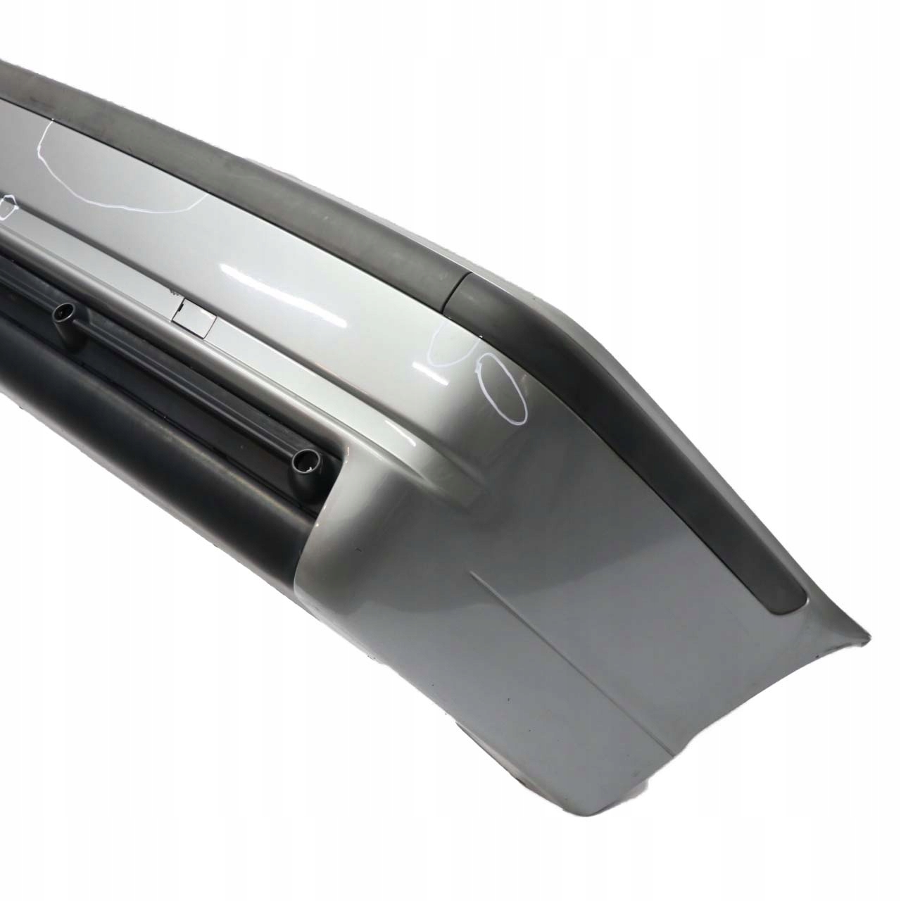 BMW 3 E46 Saloon M Sport Rear Bumper Trim Panel Silbergrau Grey Metallic - A08