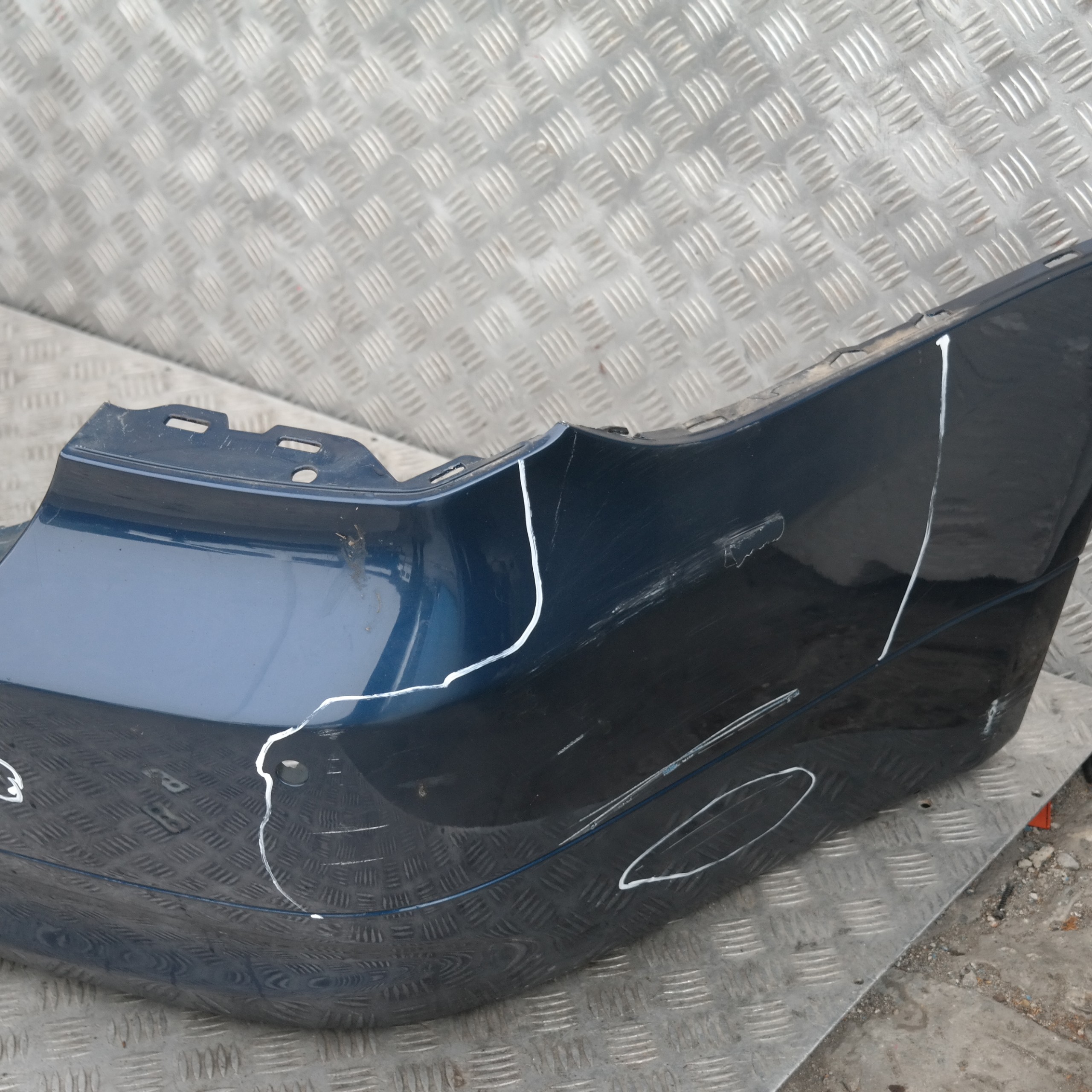 BMW 3 Series 1 E90 Saloon Rear Bumper PDC Mysticblau Mystic Blue Metallic - A07